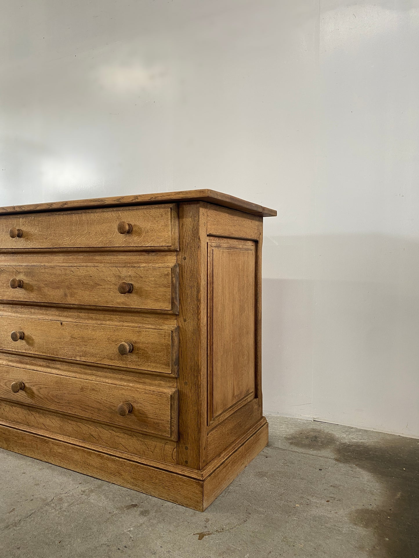 Antique Oak Writing Chest