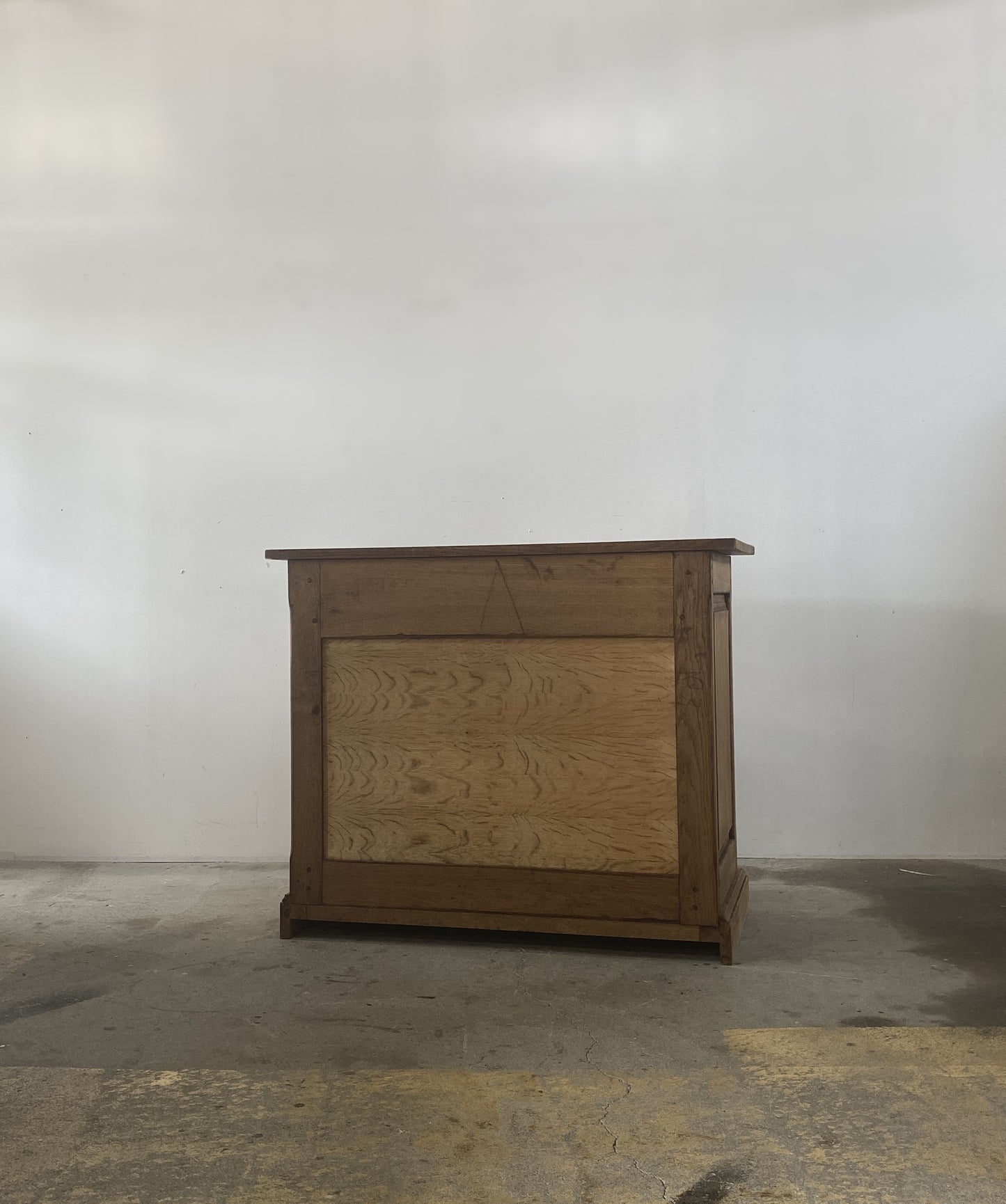 Antique Oak Writing Chest