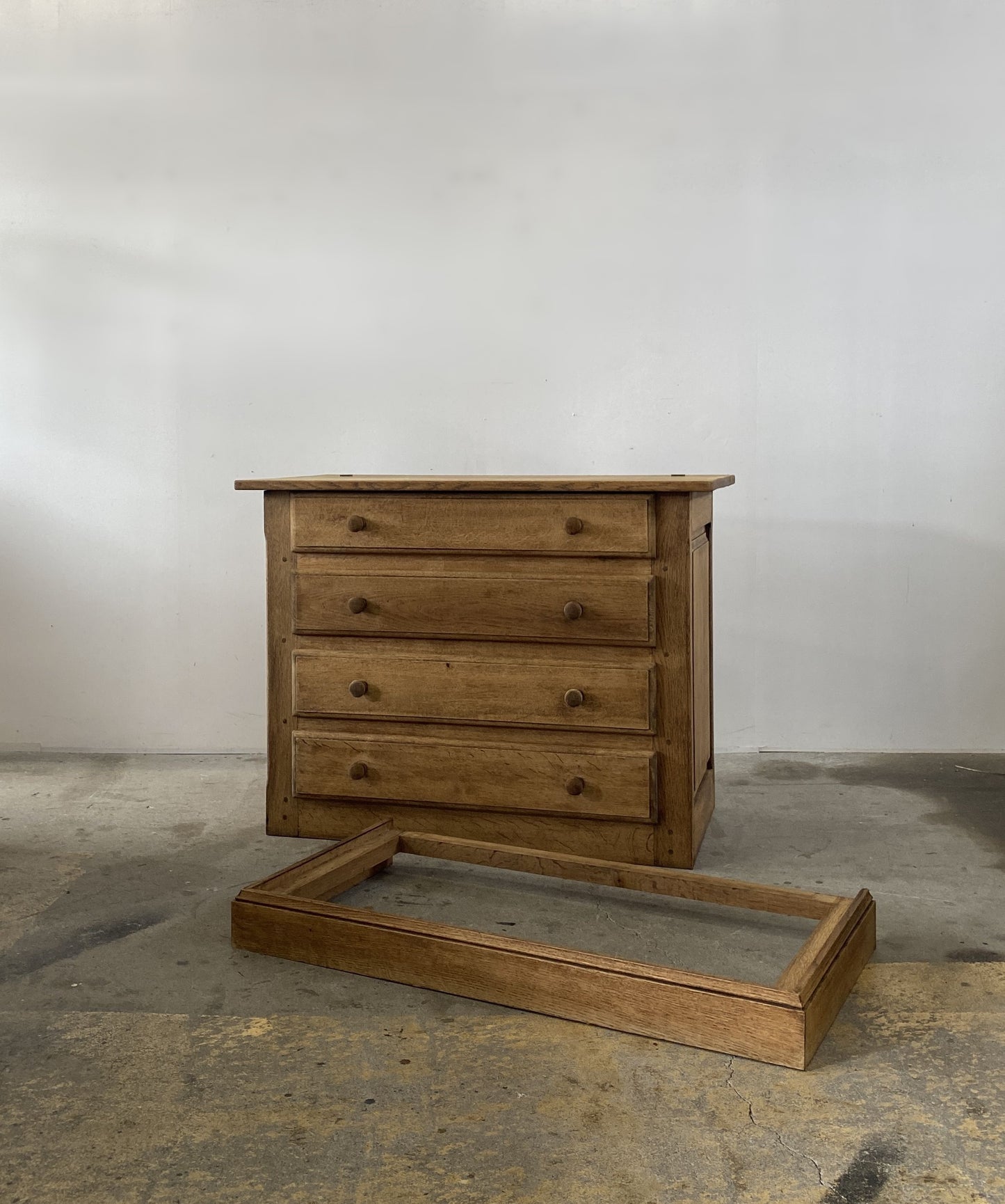 Antique Oak Writing Chest