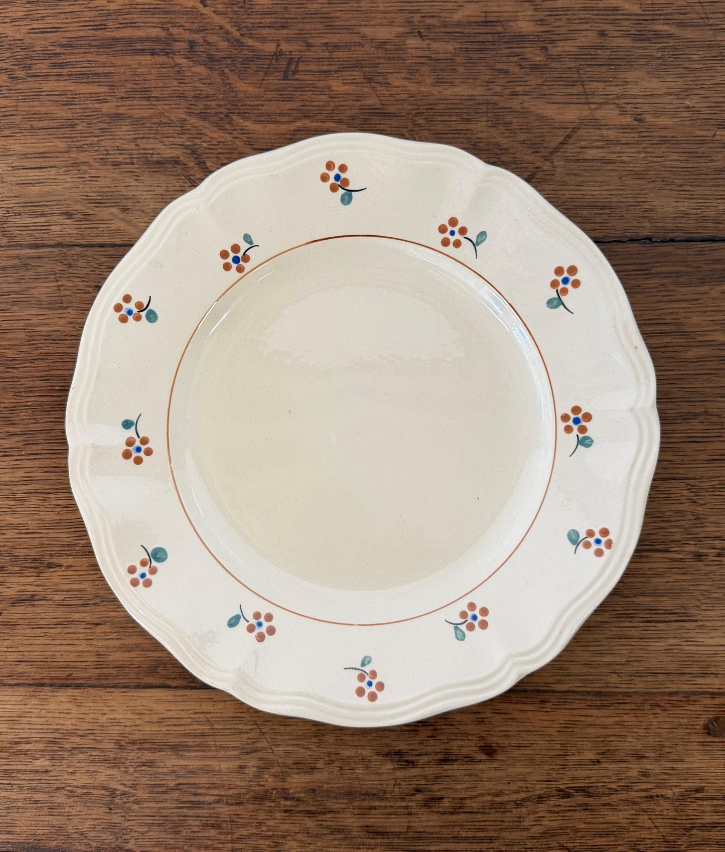 Sarreguemines"ARROMANCHES"Desert Plate