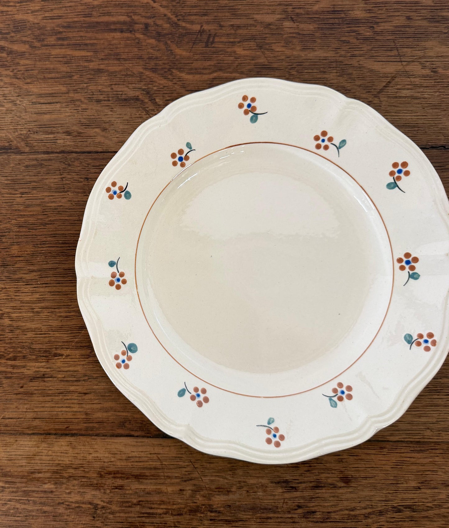 Sarreguemines"ARROMANCHES"Desert Plate