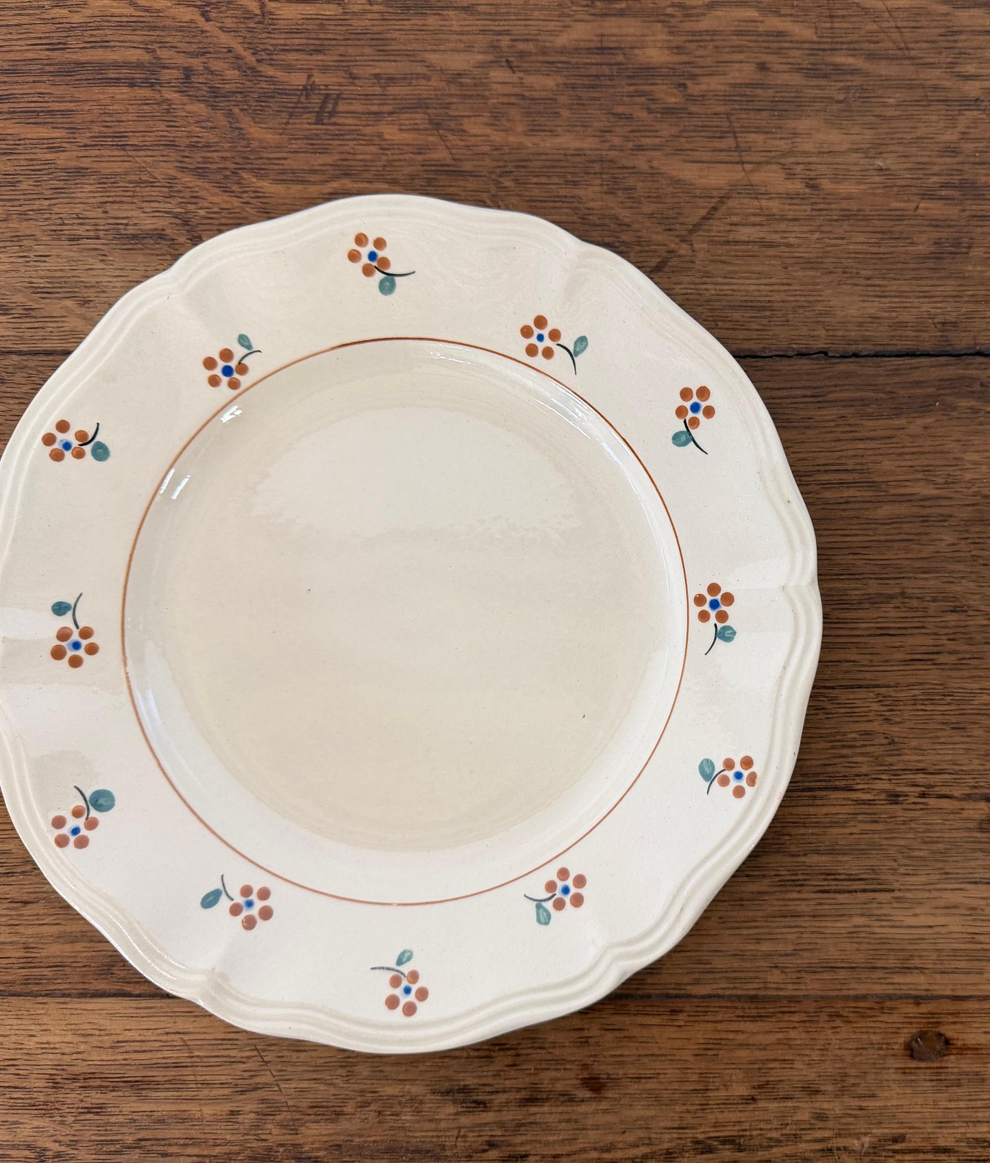 Sarreguemines"ARROMANCHES"Desert Plate