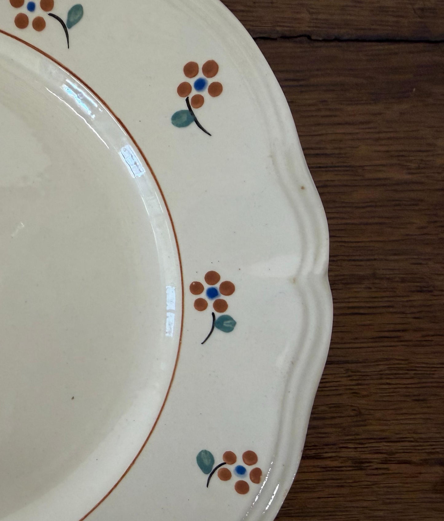 Sarreguemines"ARROMANCHES"Desert Plate