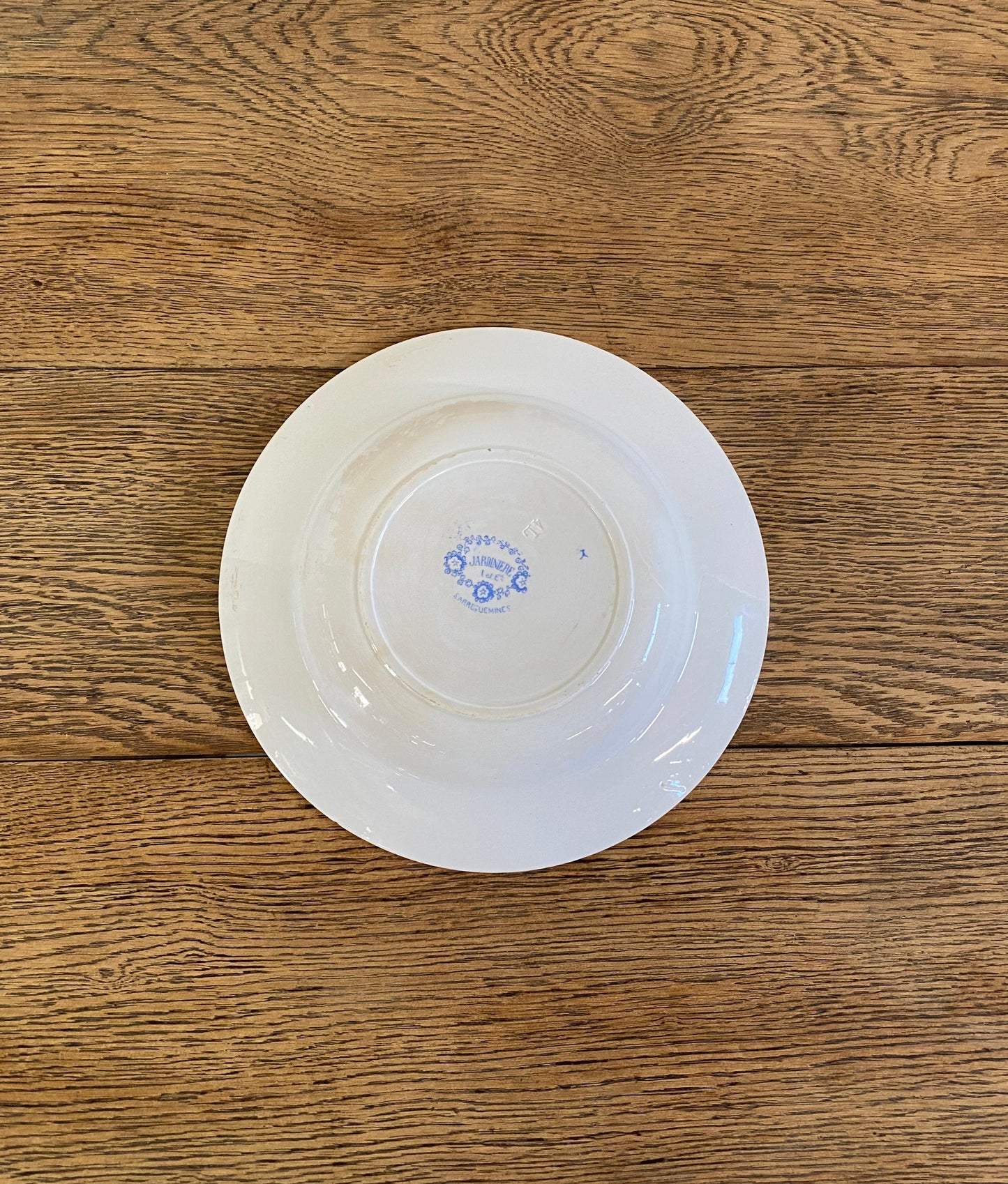 "Sarreguemines U&C"Soup Plate