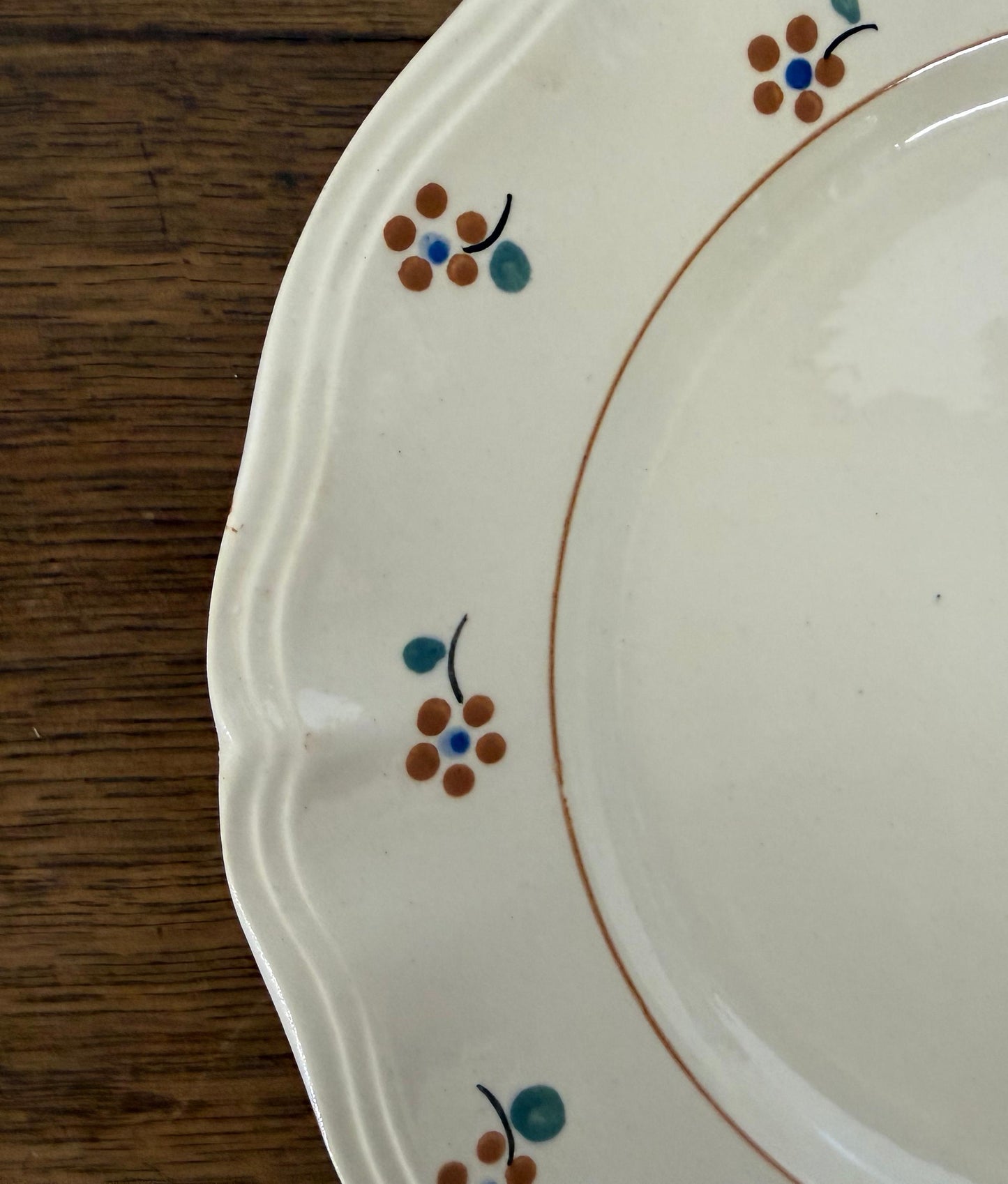 Sarreguemines"ARROMANCHES"Desert Plate