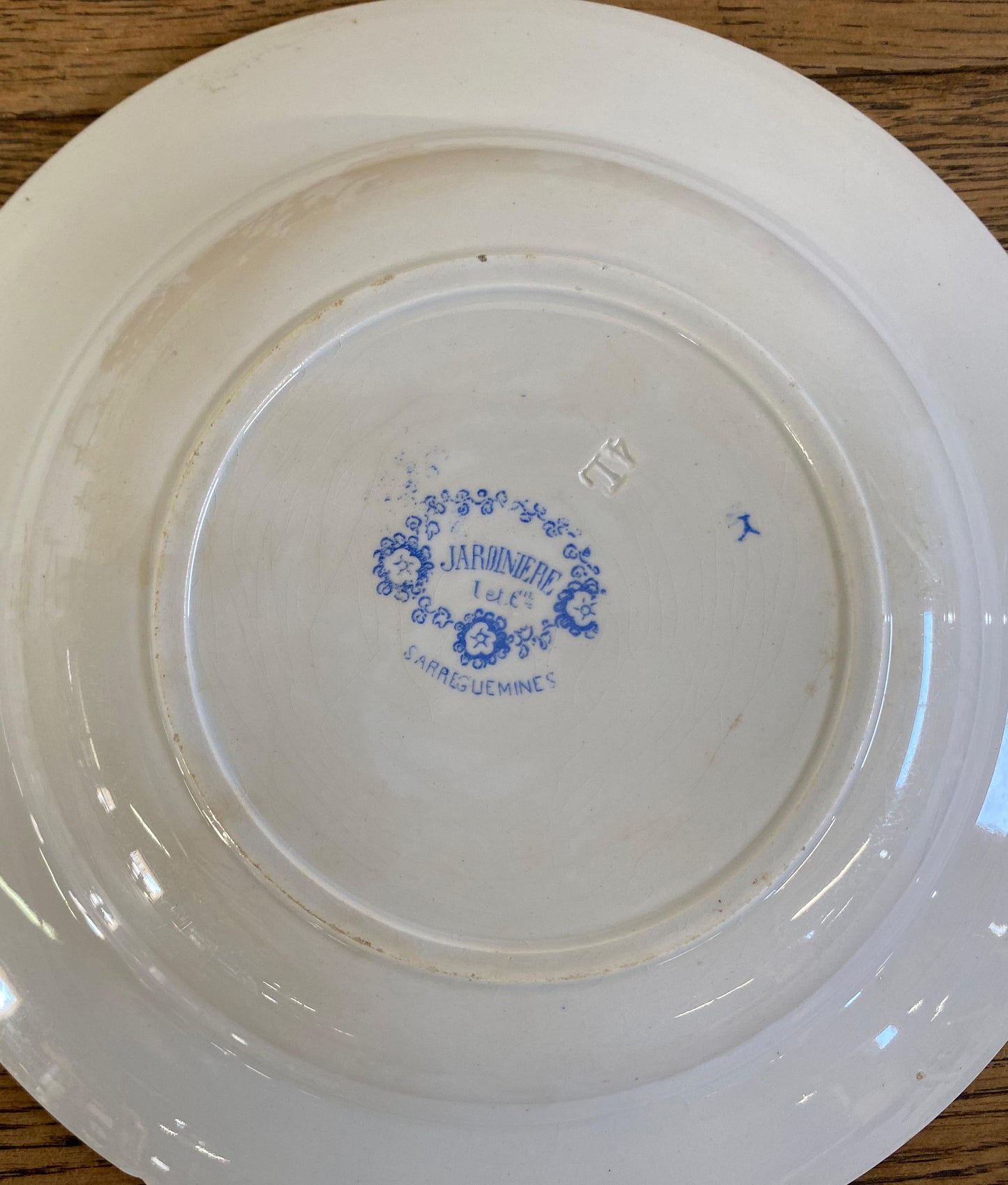 "Sarreguemines U&C"Soup Plate