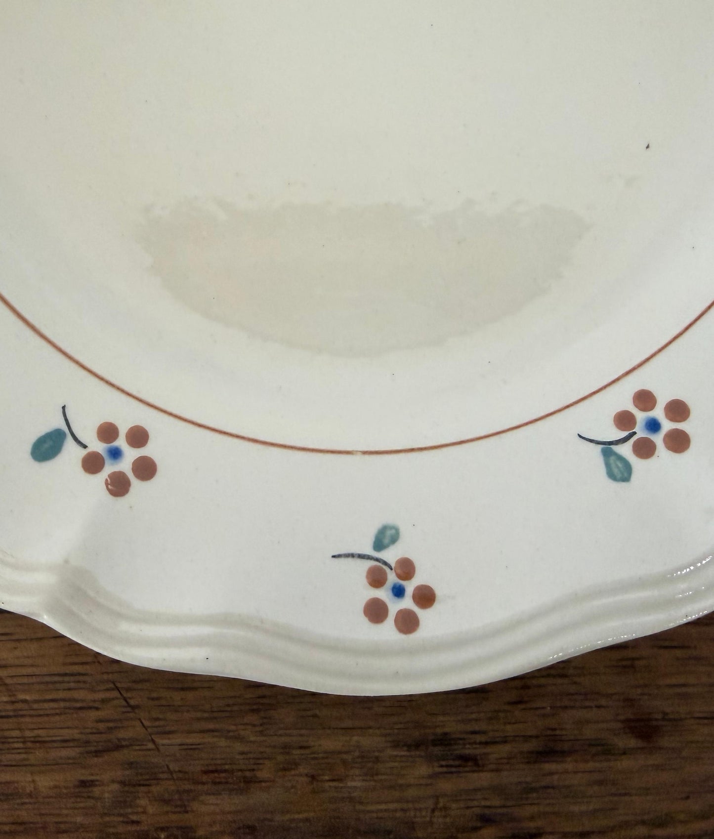 Sarreguemines"ARROMANCHES"Desert Plate
