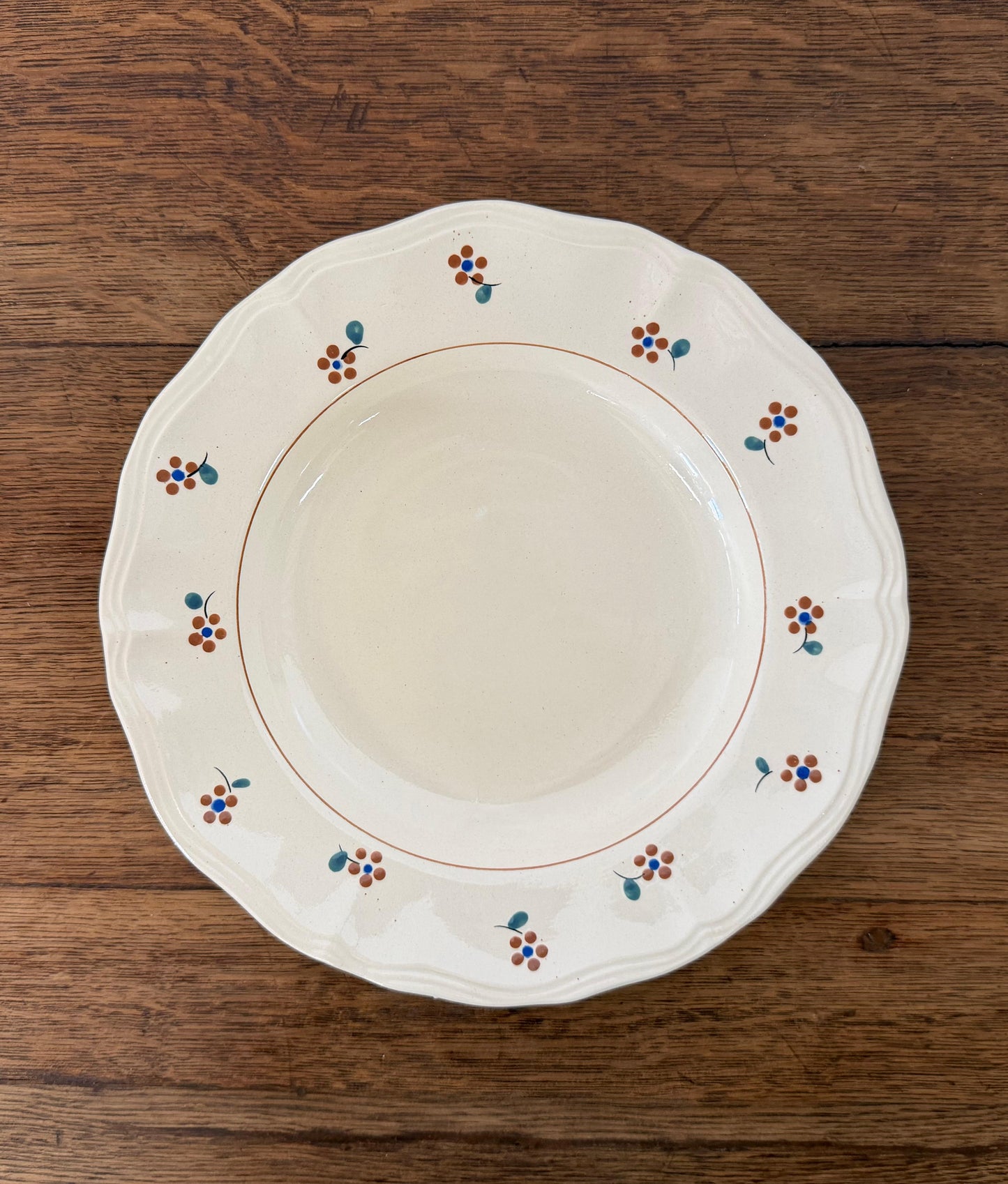 Sarreguemines"ARROMANCHES"Soup Plate