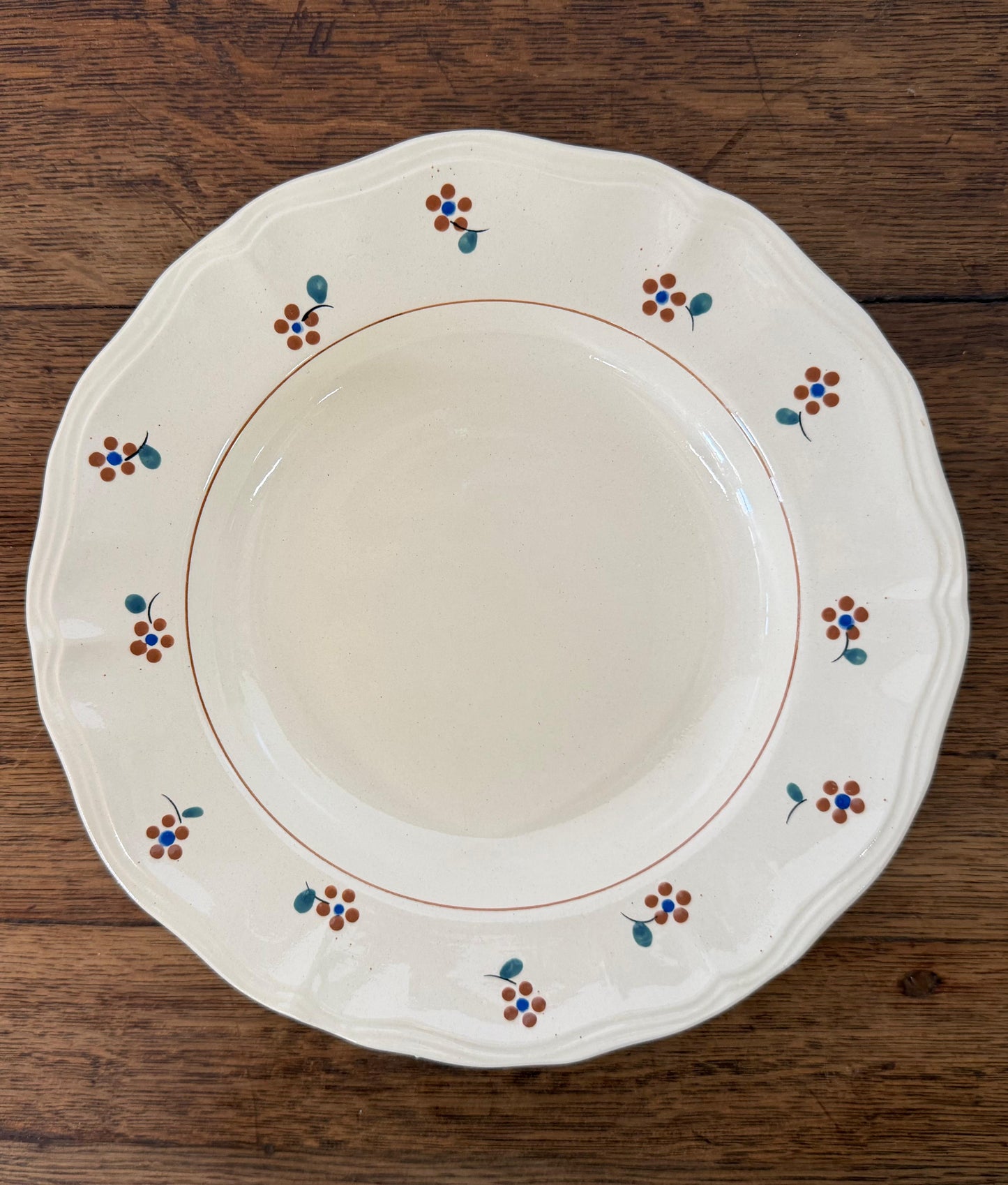 Sarreguemines"ARROMANCHES"Soup Plate