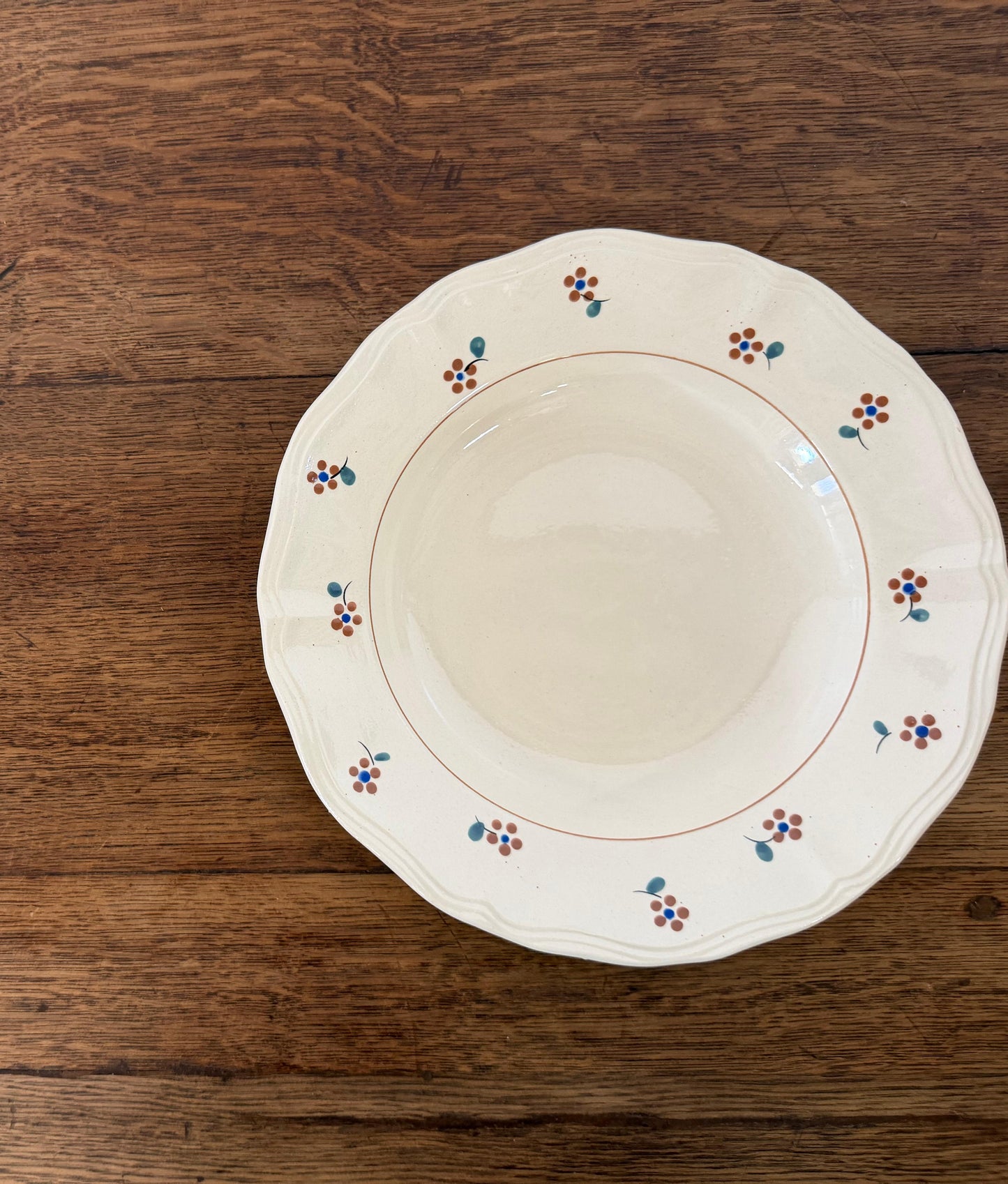 Sarreguemines"ARROMANCHES"Soup Plate