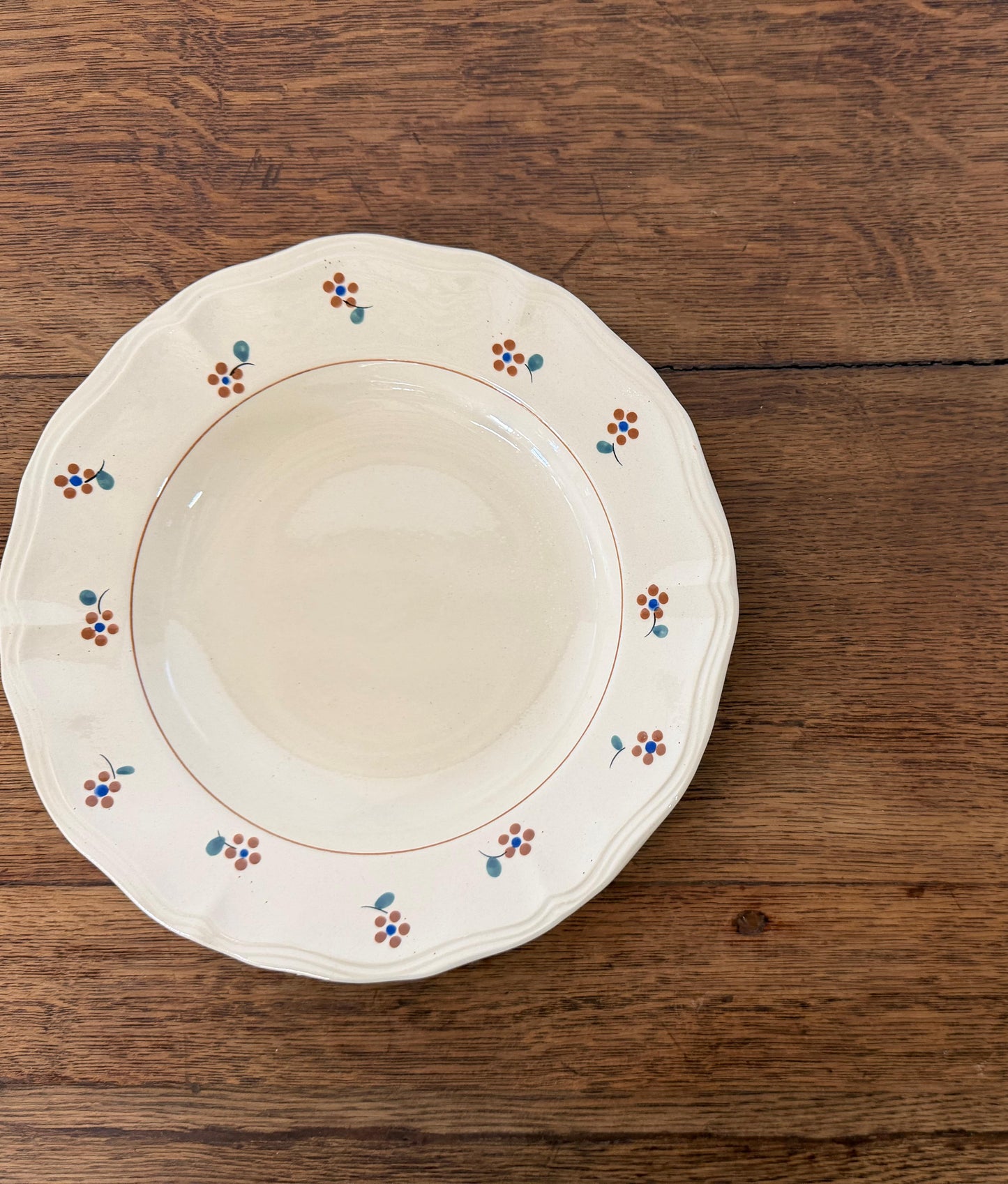 Sarreguemines"ARROMANCHES"Soup Plate