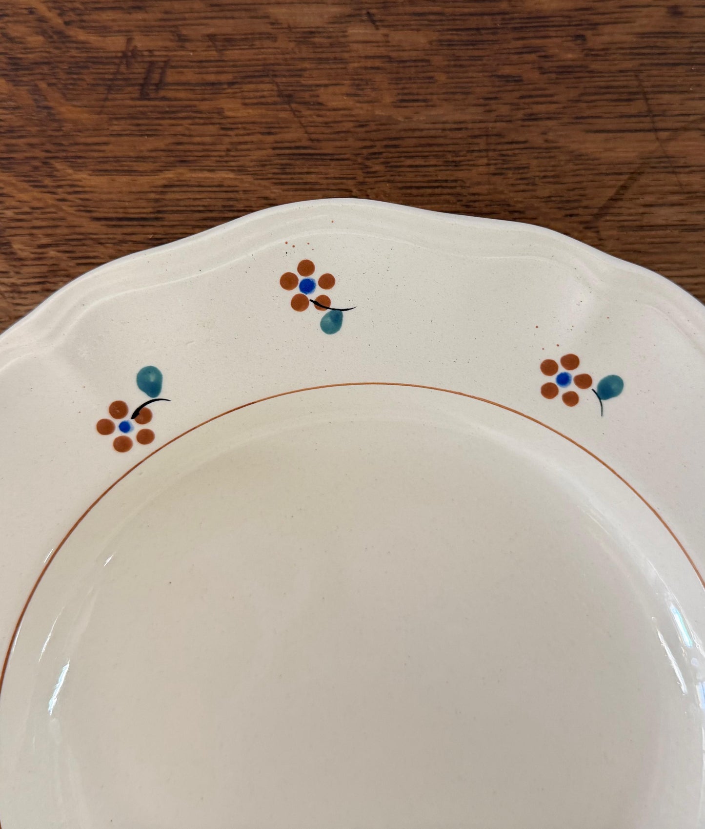 Sarreguemines"ARROMANCHES"Soup Plate