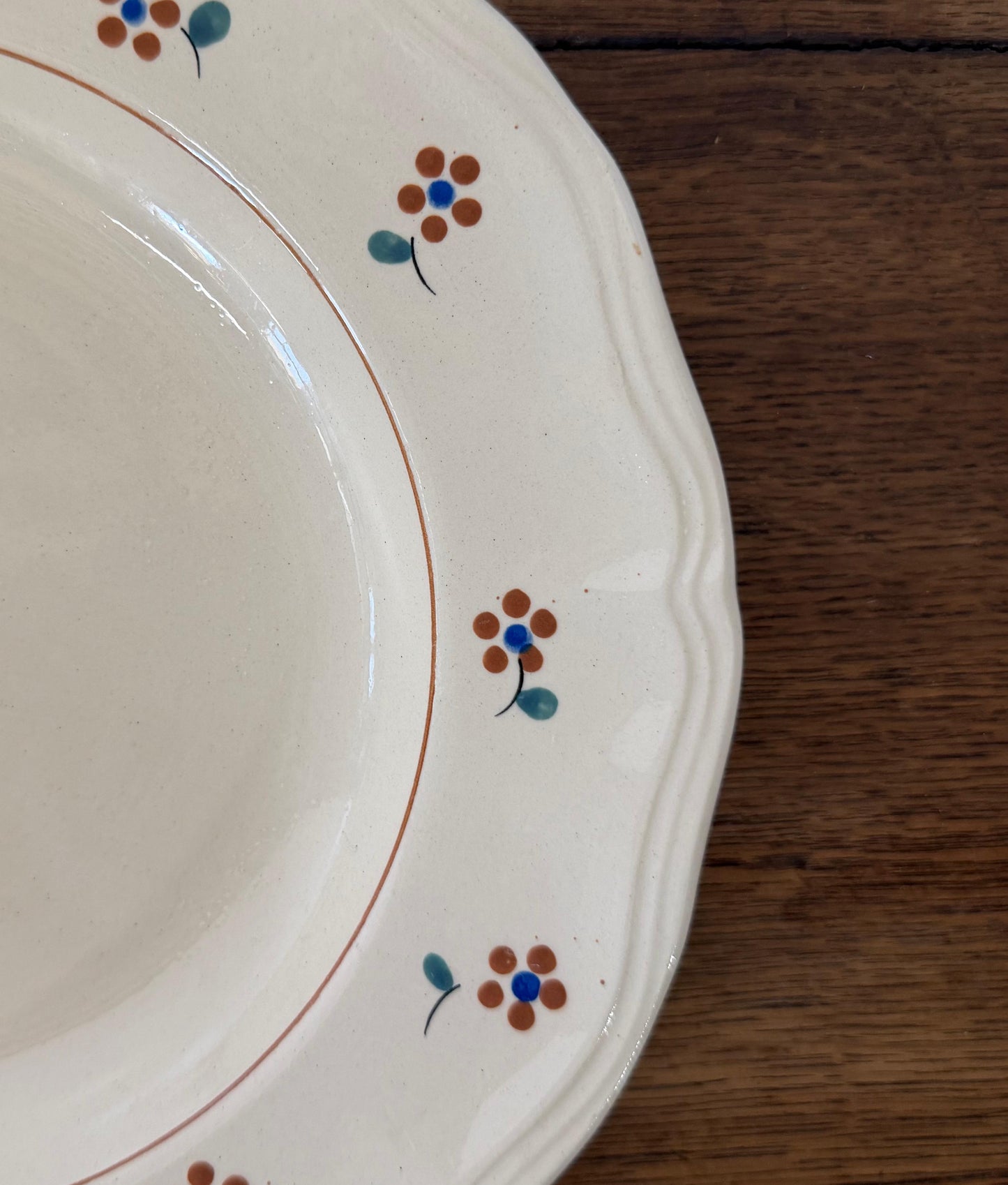 Sarreguemines"ARROMANCHES"Soup Plate