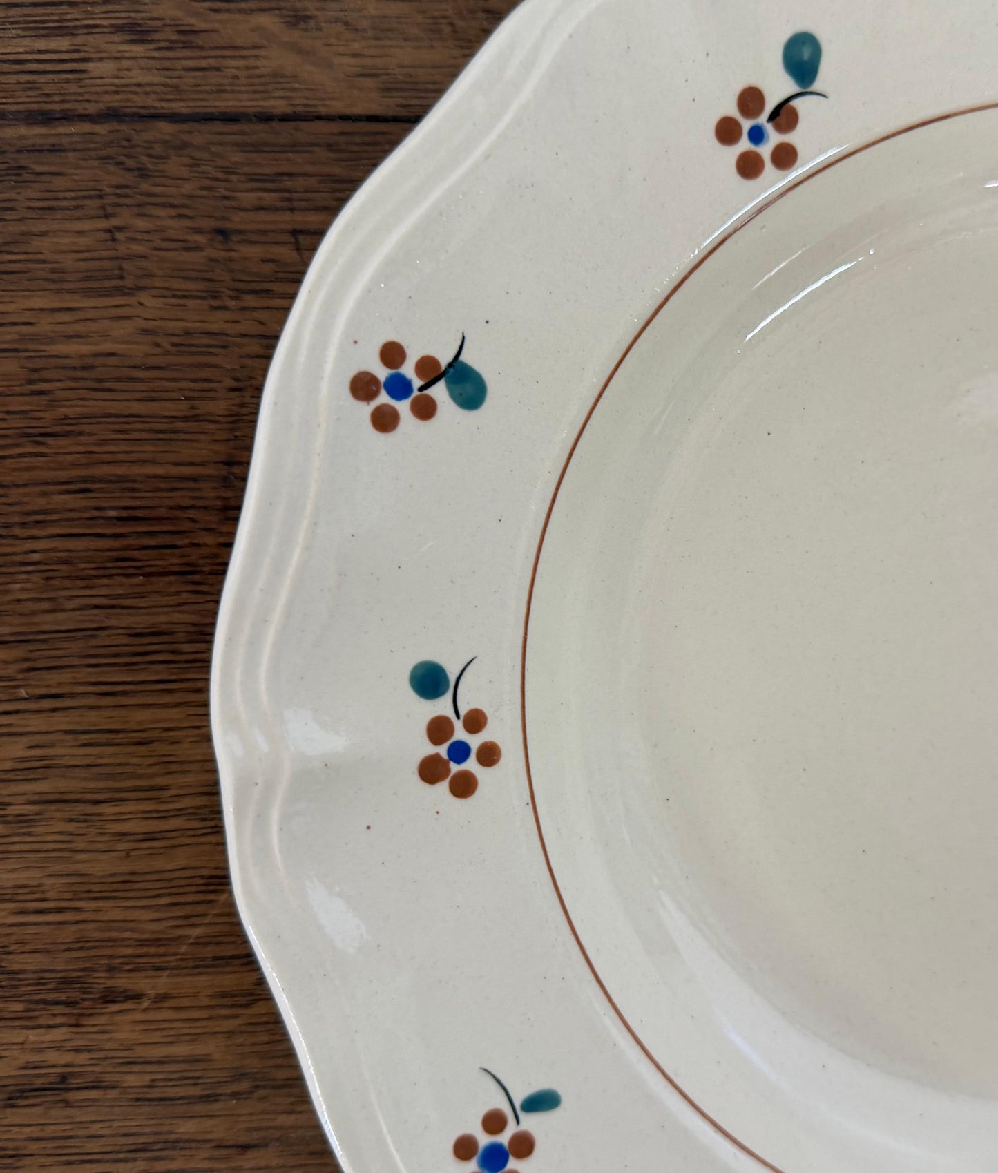 Sarreguemines"ARROMANCHES"Soup Plate