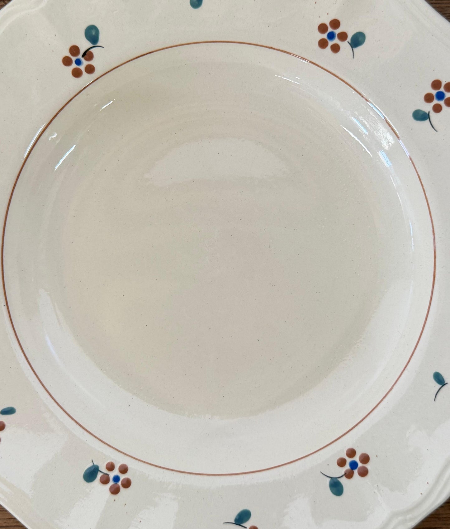 Sarreguemines"ARROMANCHES"Soup Plate