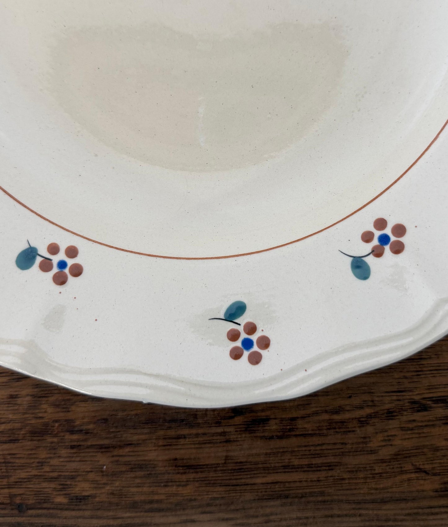 Sarreguemines"ARROMANCHES"Soup Plate