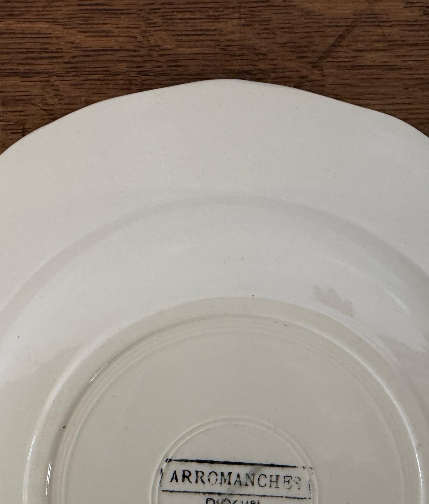 Sarreguemines"ARROMANCHES"Soup Plate