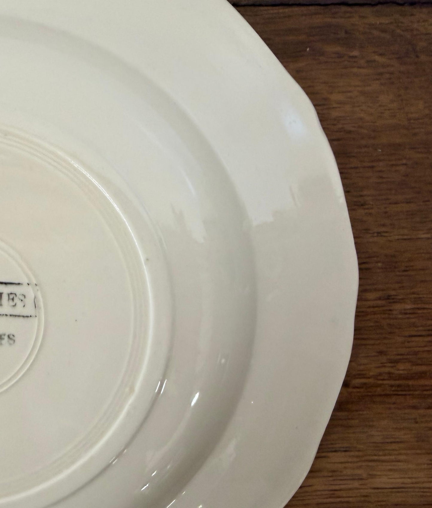Sarreguemines"ARROMANCHES"Soup Plate