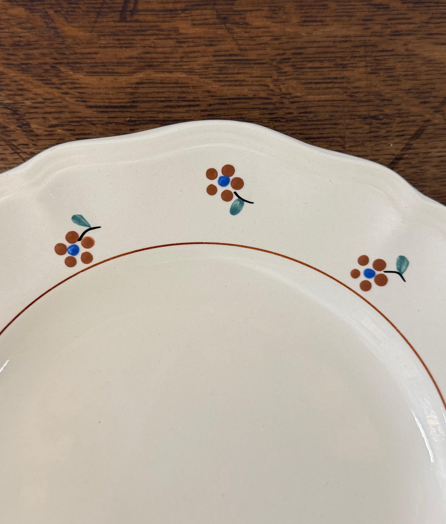 Sarreguemines"ARROMANCHES"Plate
