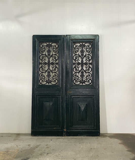 Pair of French iron Doors