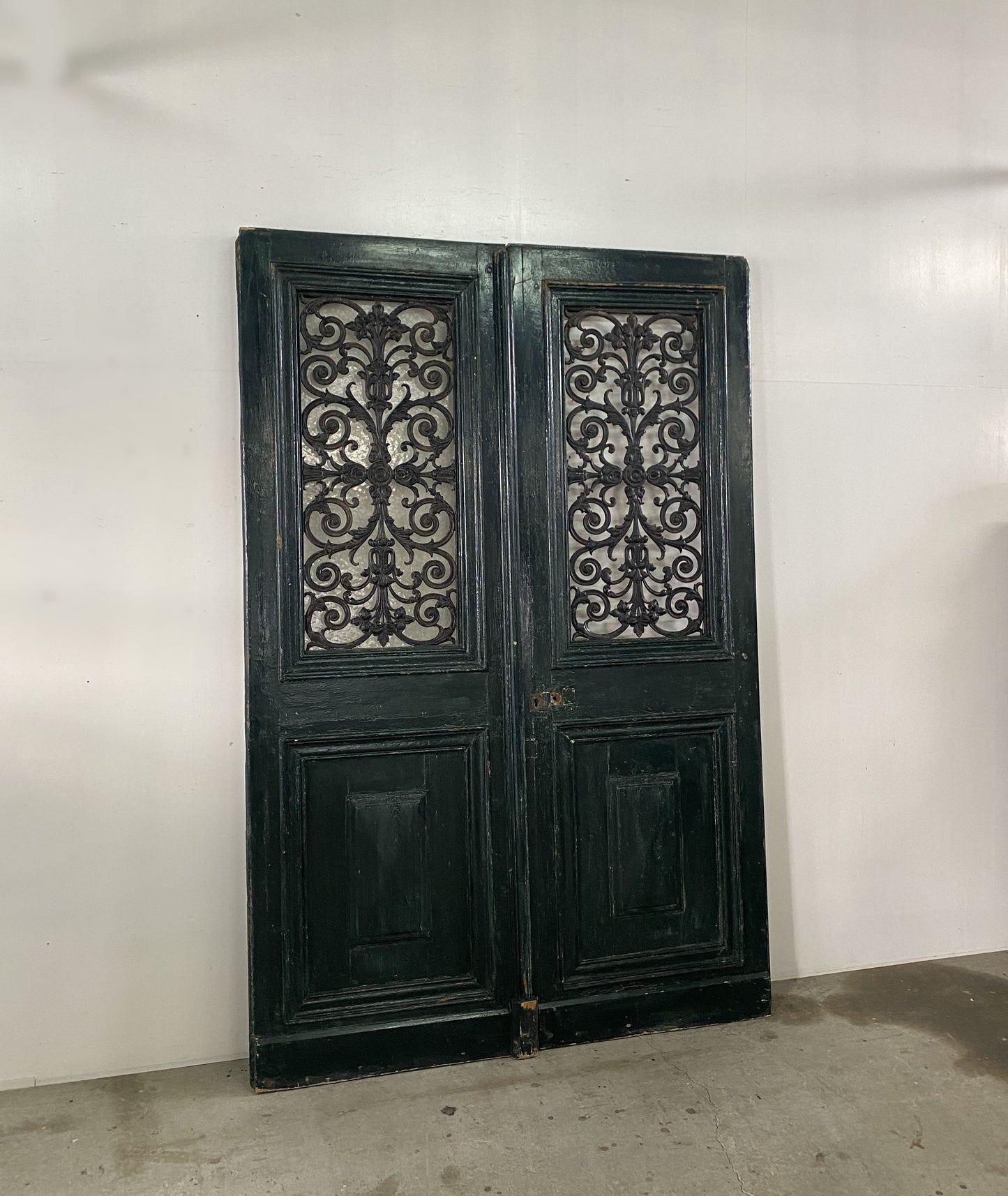 Pair of French iron Doors