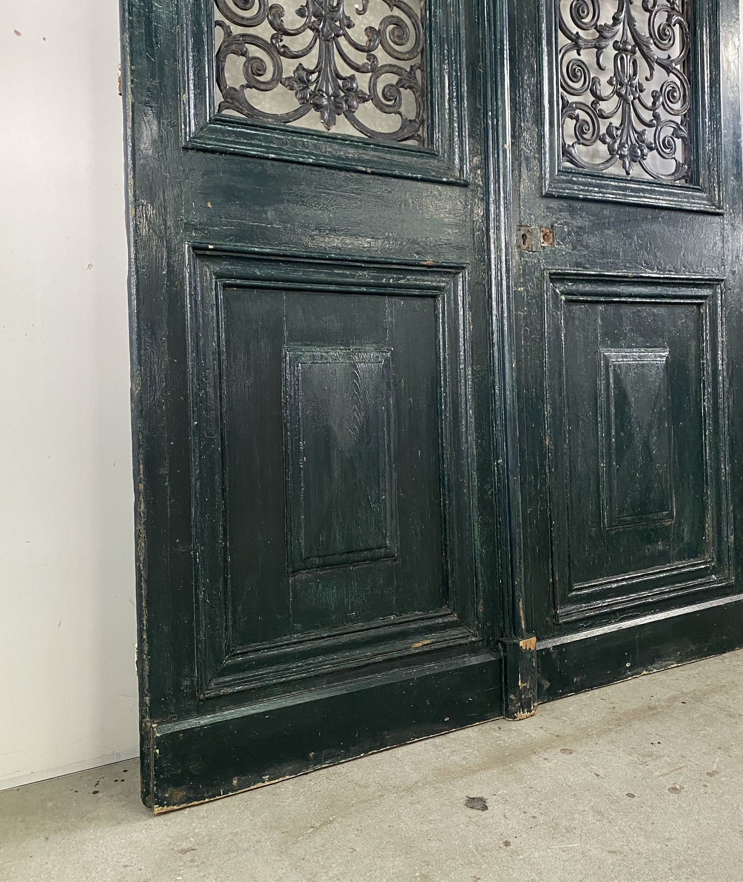 Pair of French iron Doors