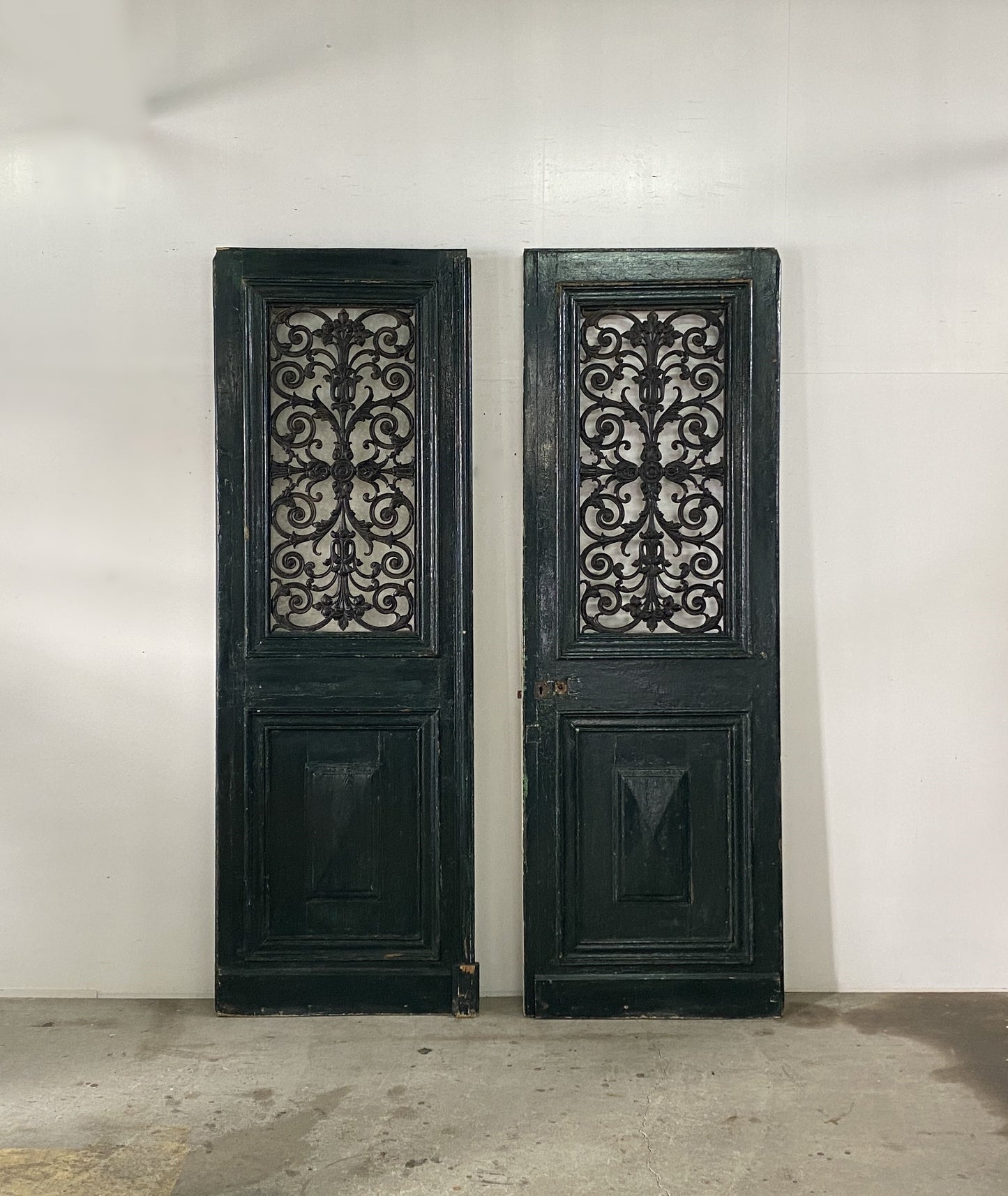 Pair of French iron Doors