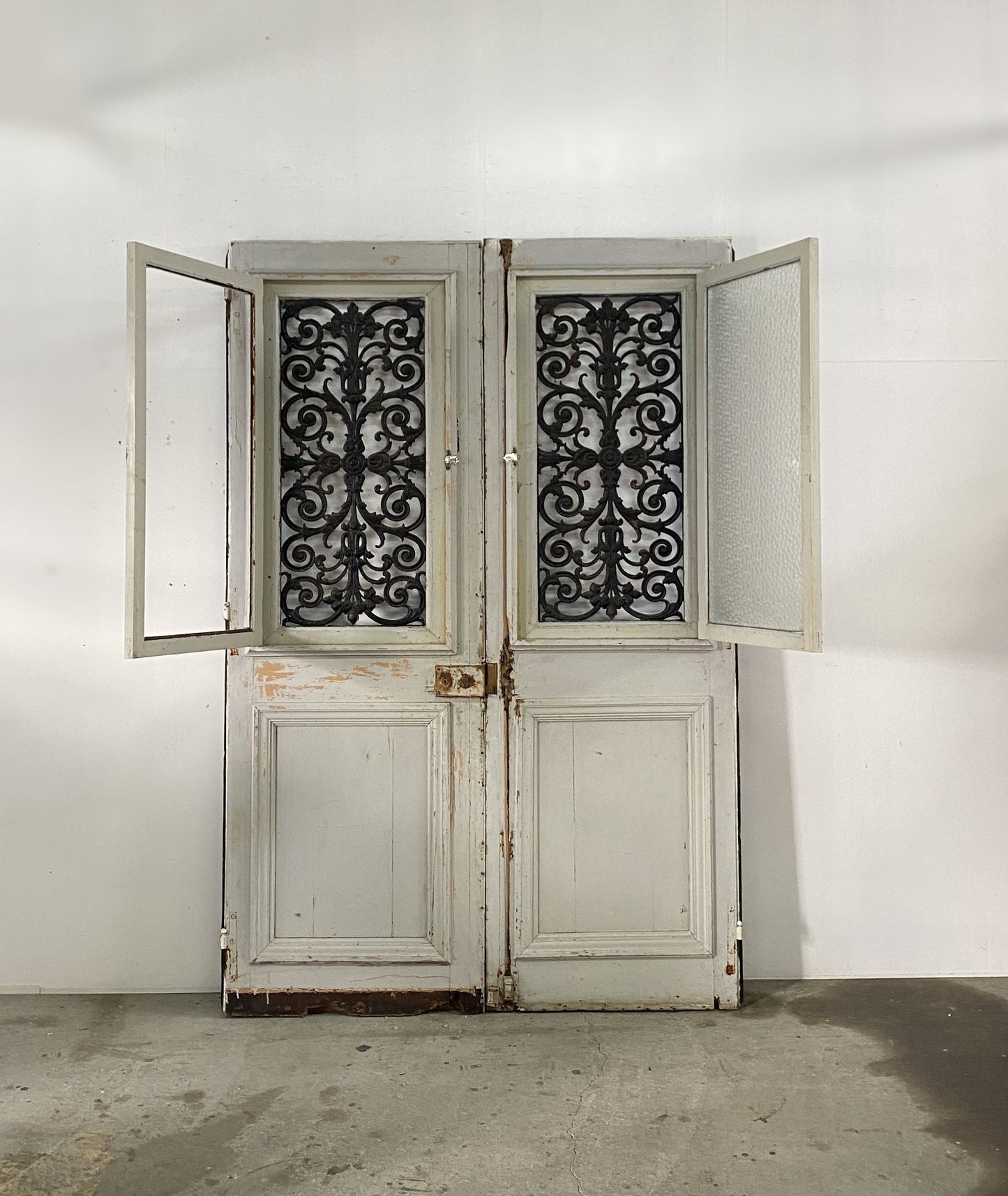 Pair of French iron Doors