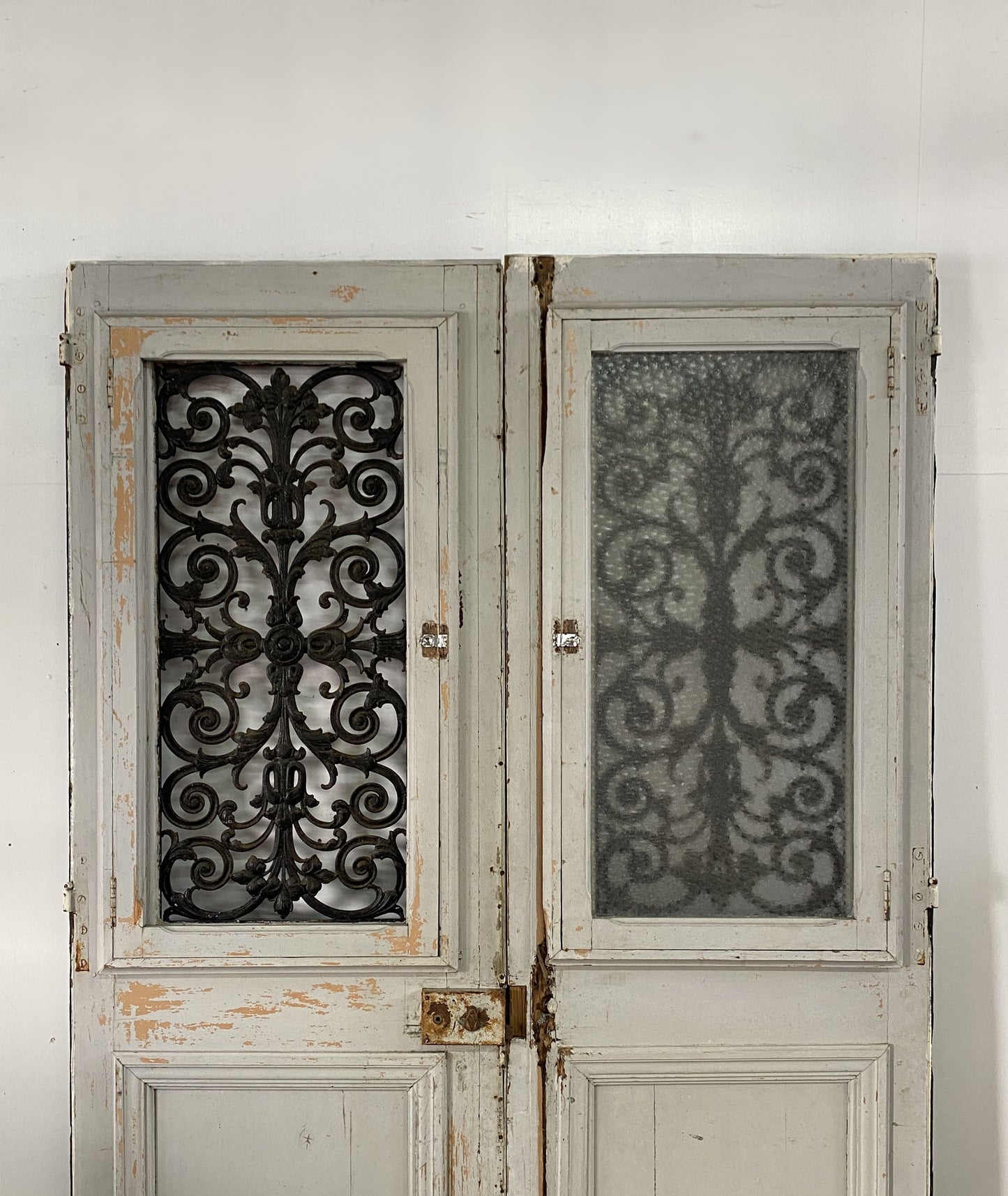 Pair of French iron Doors