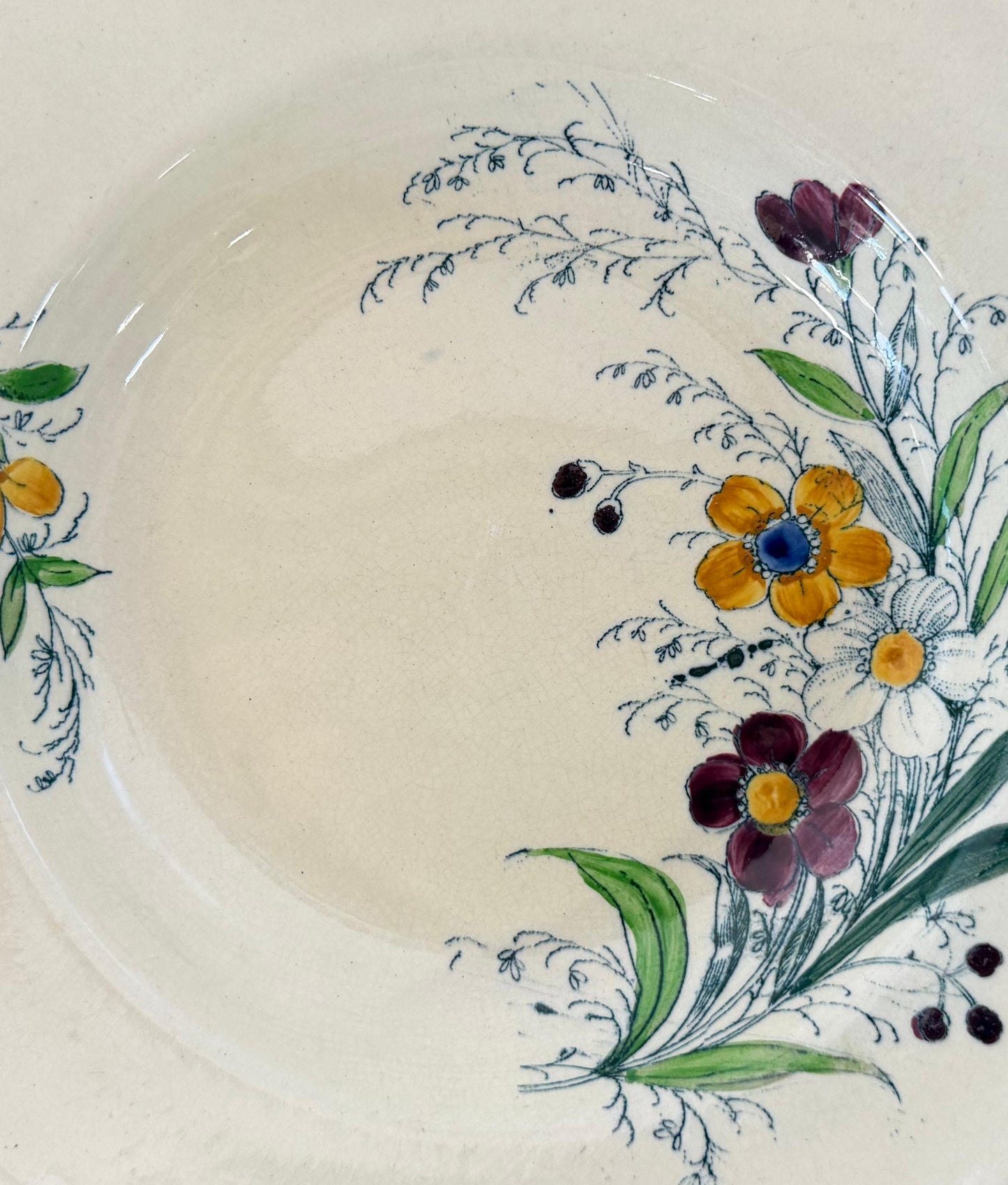 Jules Vieillard Bordeaux Soup Plate