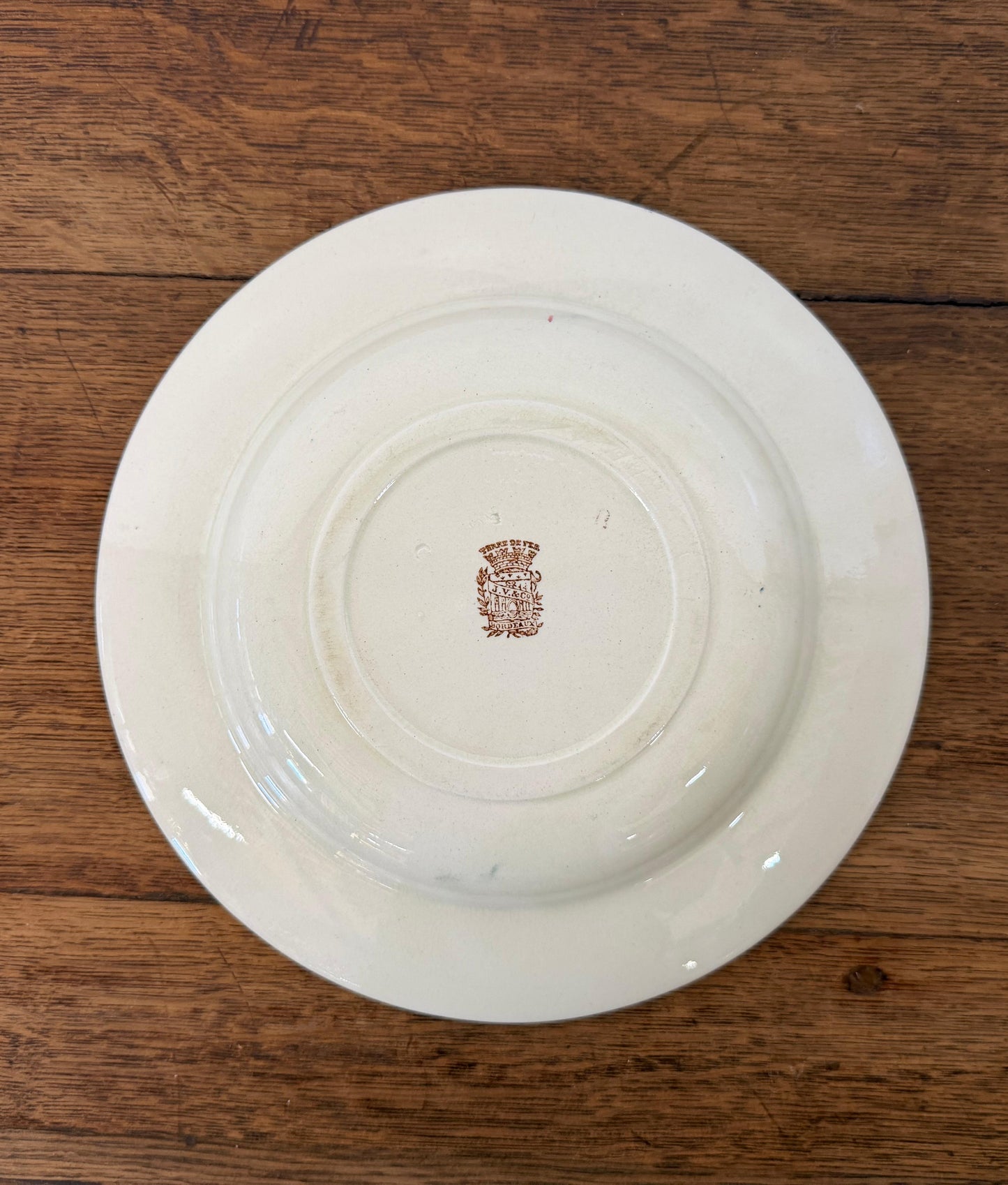 Jules Vieillard Bordeaux Soup Plate