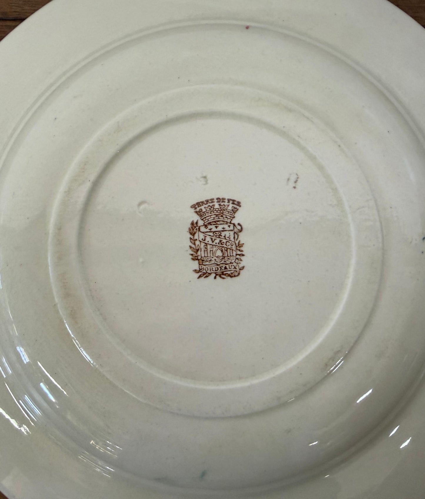 Jules Vieillard Bordeaux Soup Plate