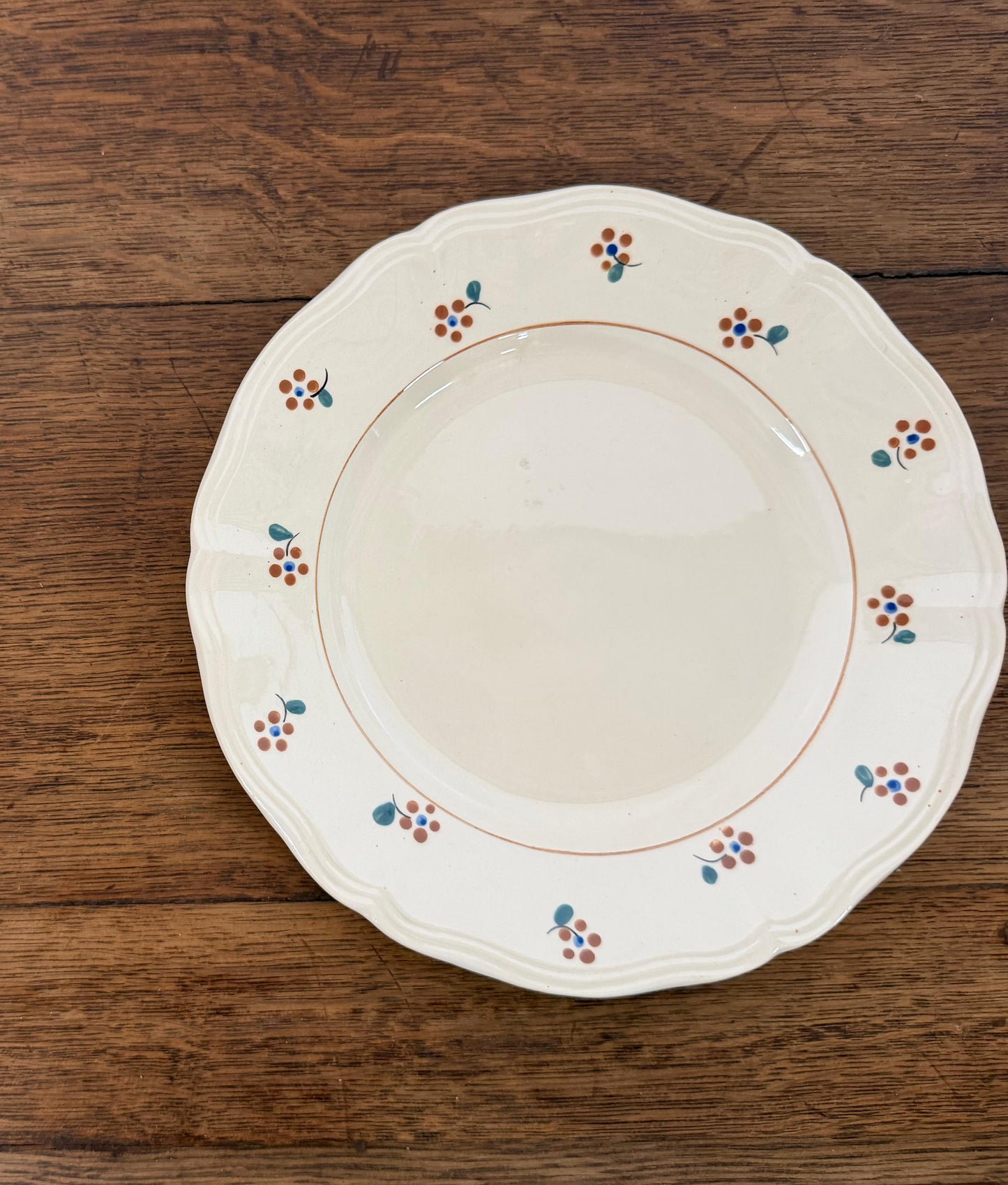 Digoin&Sarreguemines"ARROMANCHES"Desert Plate