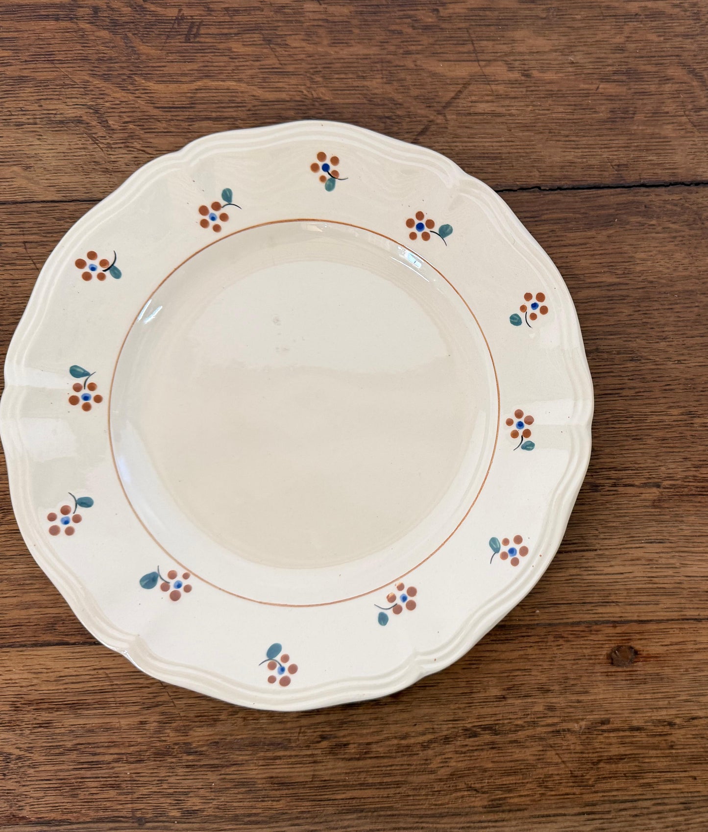 Digoin&Sarreguemines"ARROMANCHES"Desert Plate
