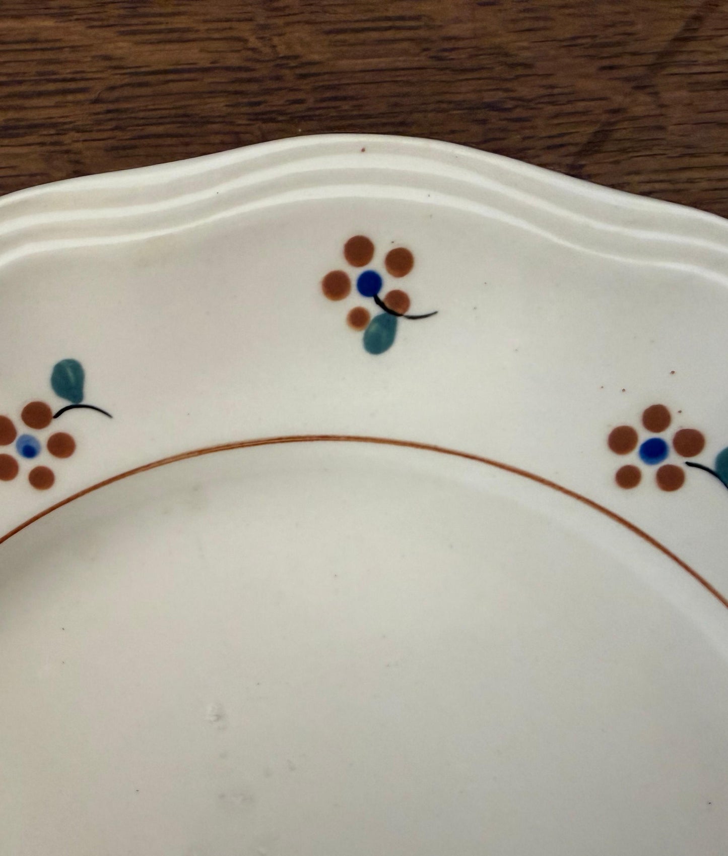 Digoin&Sarreguemines"ARROMANCHES"Desert Plate
