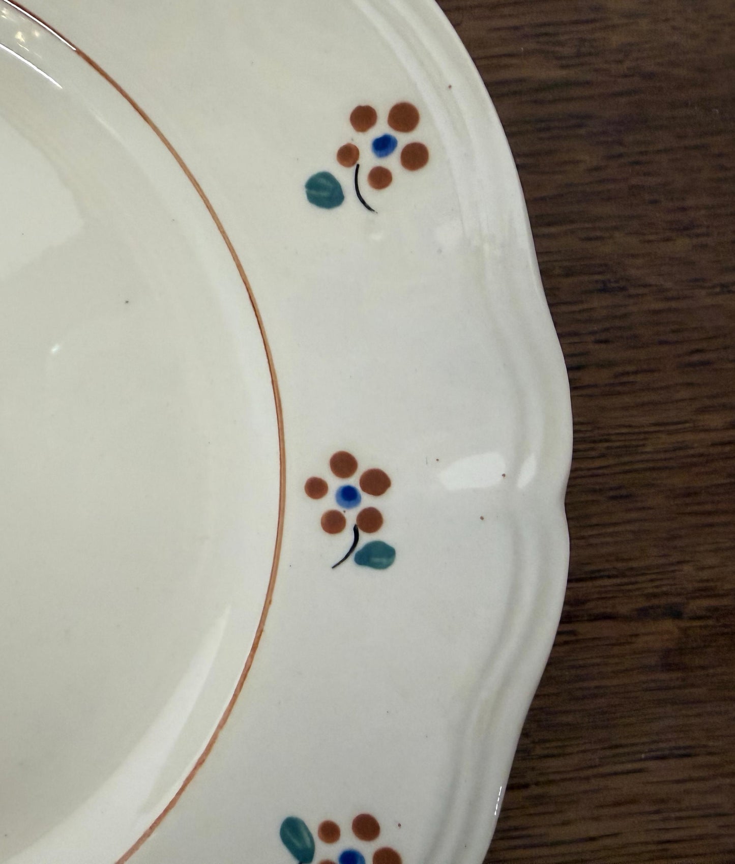 Digoin&Sarreguemines"ARROMANCHES"Desert Plate