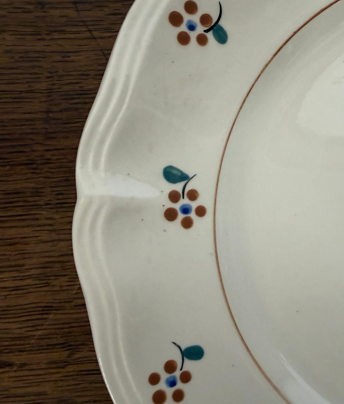 Digoin&Sarreguemines"ARROMANCHES"Desert Plate