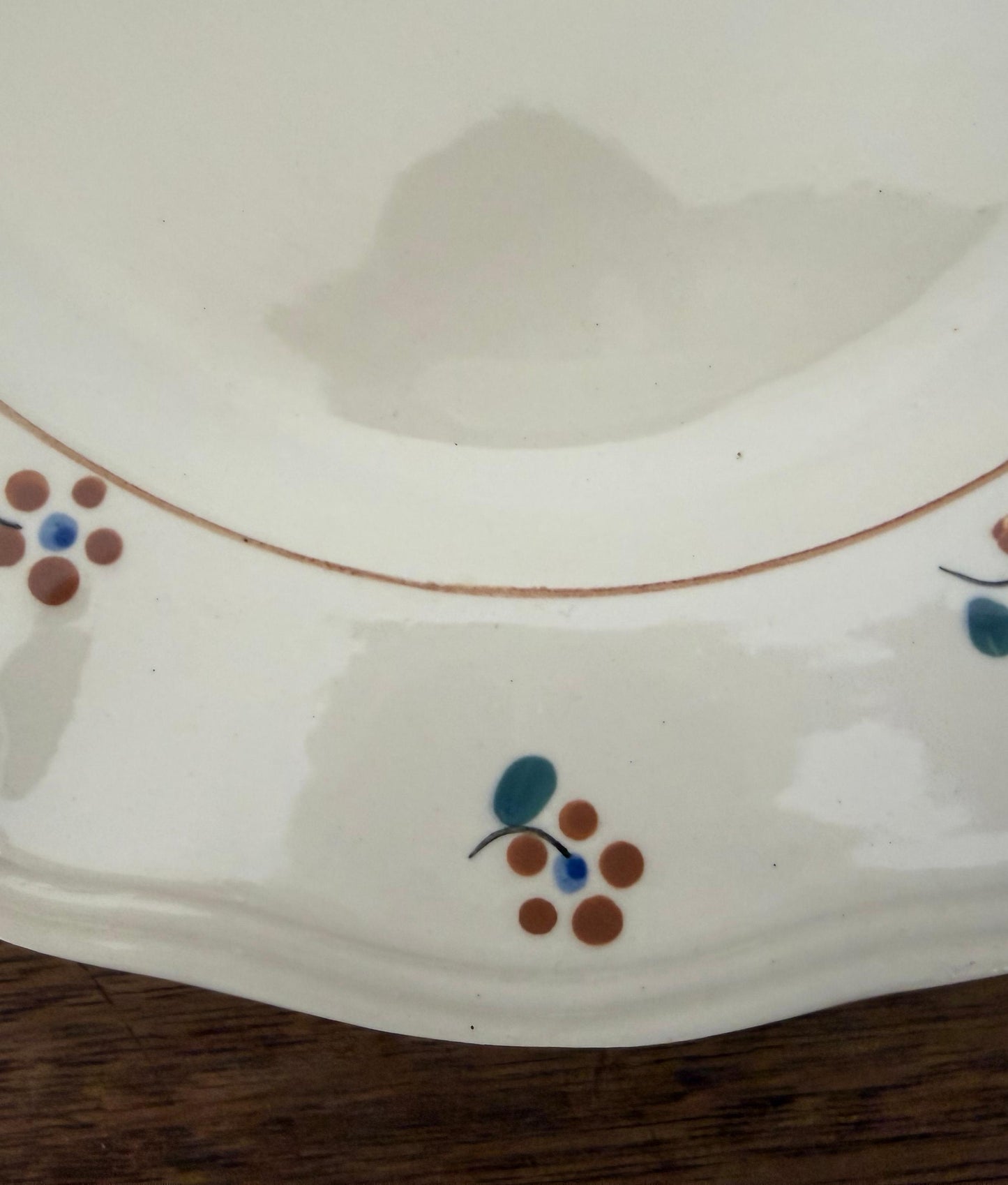Digoin&Sarreguemines"ARROMANCHES"Desert Plate