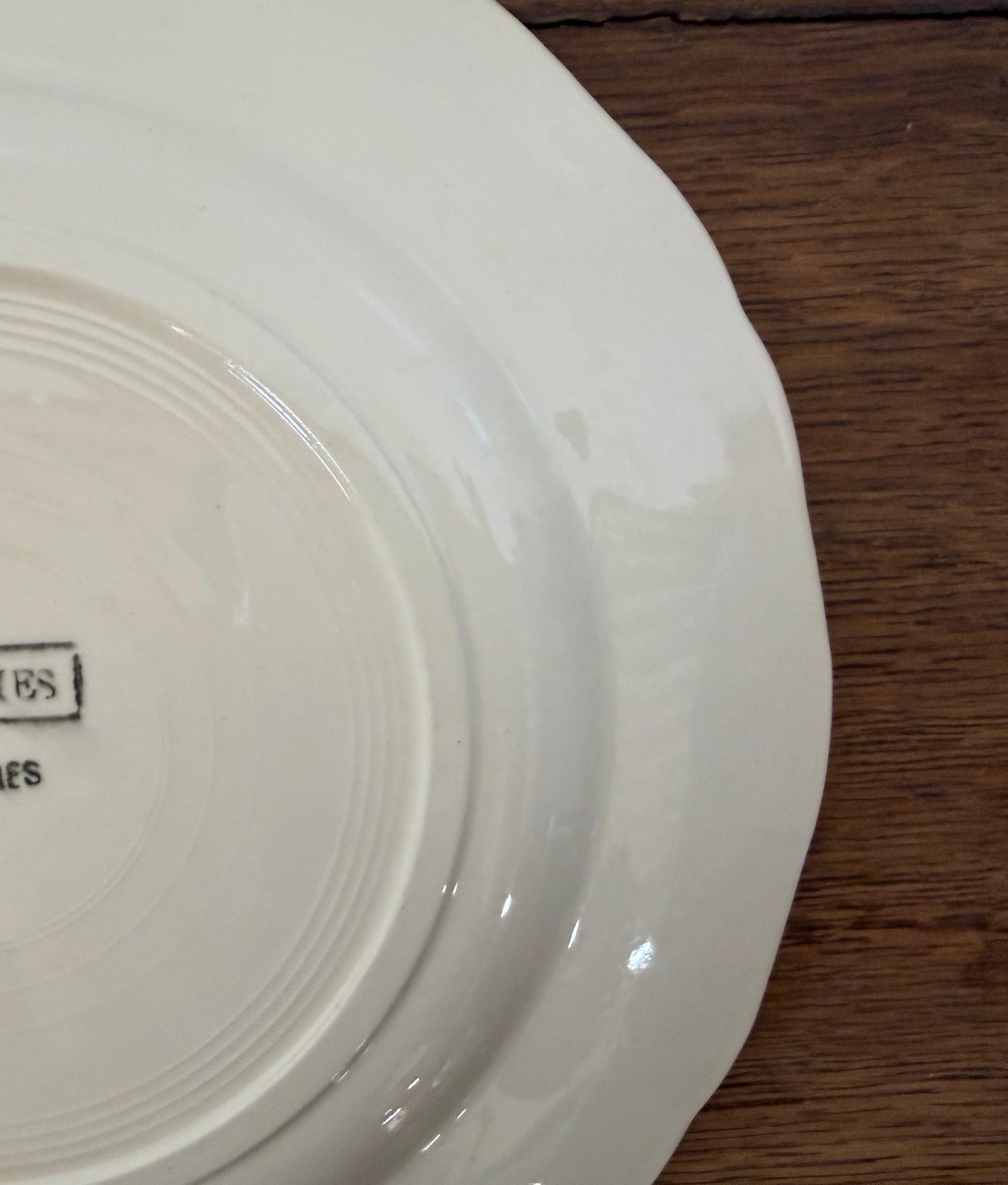 Digoin&Sarreguemines"ARROMANCHES"Desert Plate