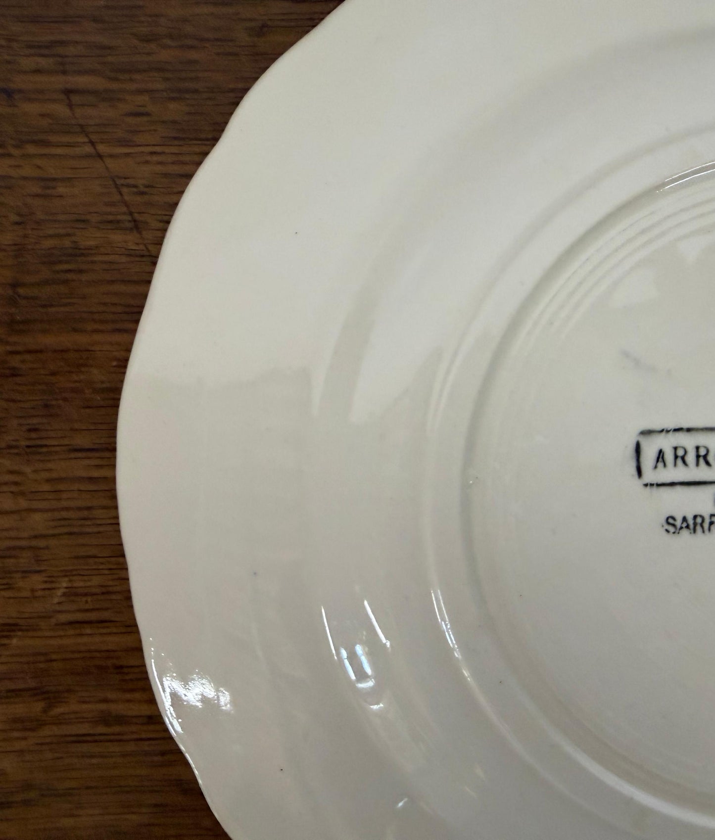 Digoin&Sarreguemines"ARROMANCHES"Desert Plate