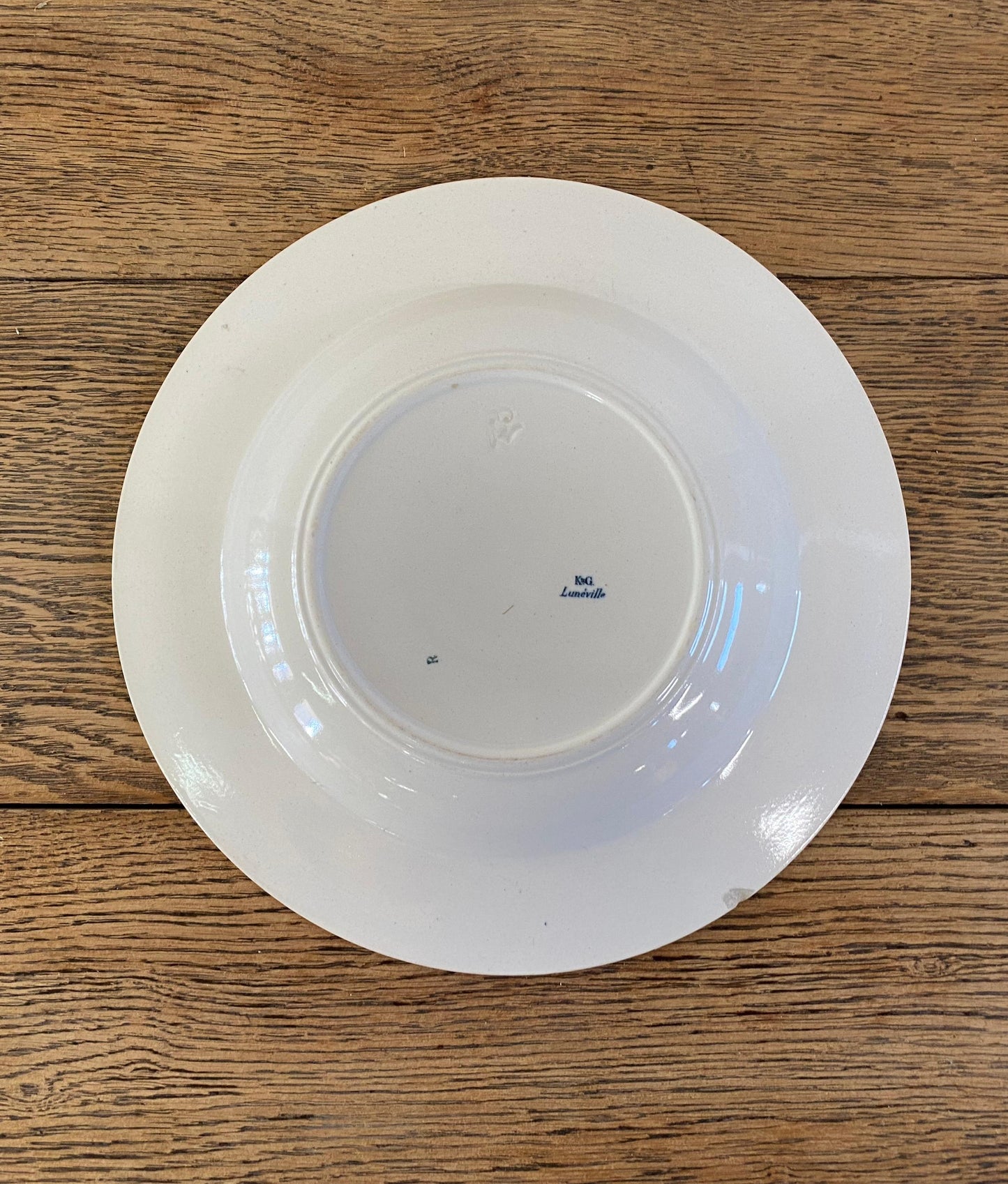 "Lunéville KG"Soup Plate