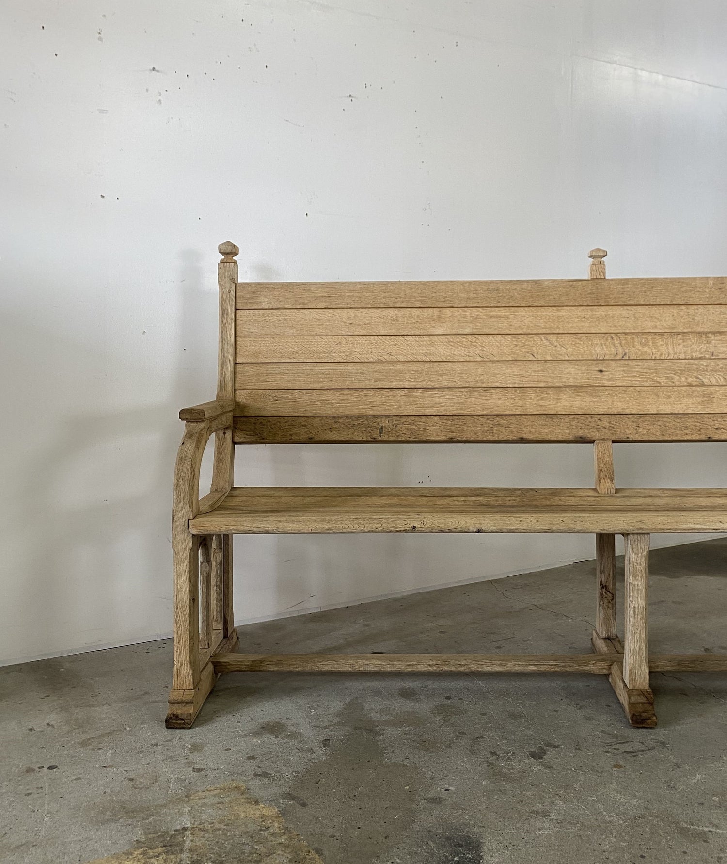 純正販売済み フランス アンティーク Oak Bench ベンチ チェア