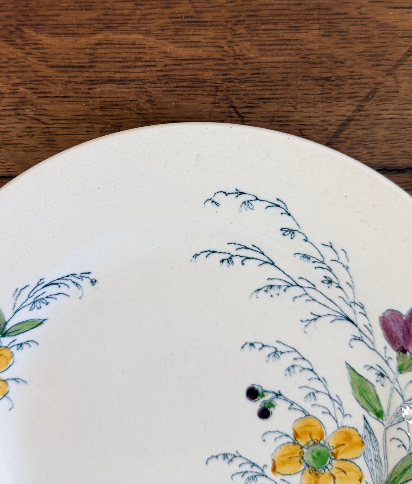 Jules Vieillard Bordeaux Desert Plate