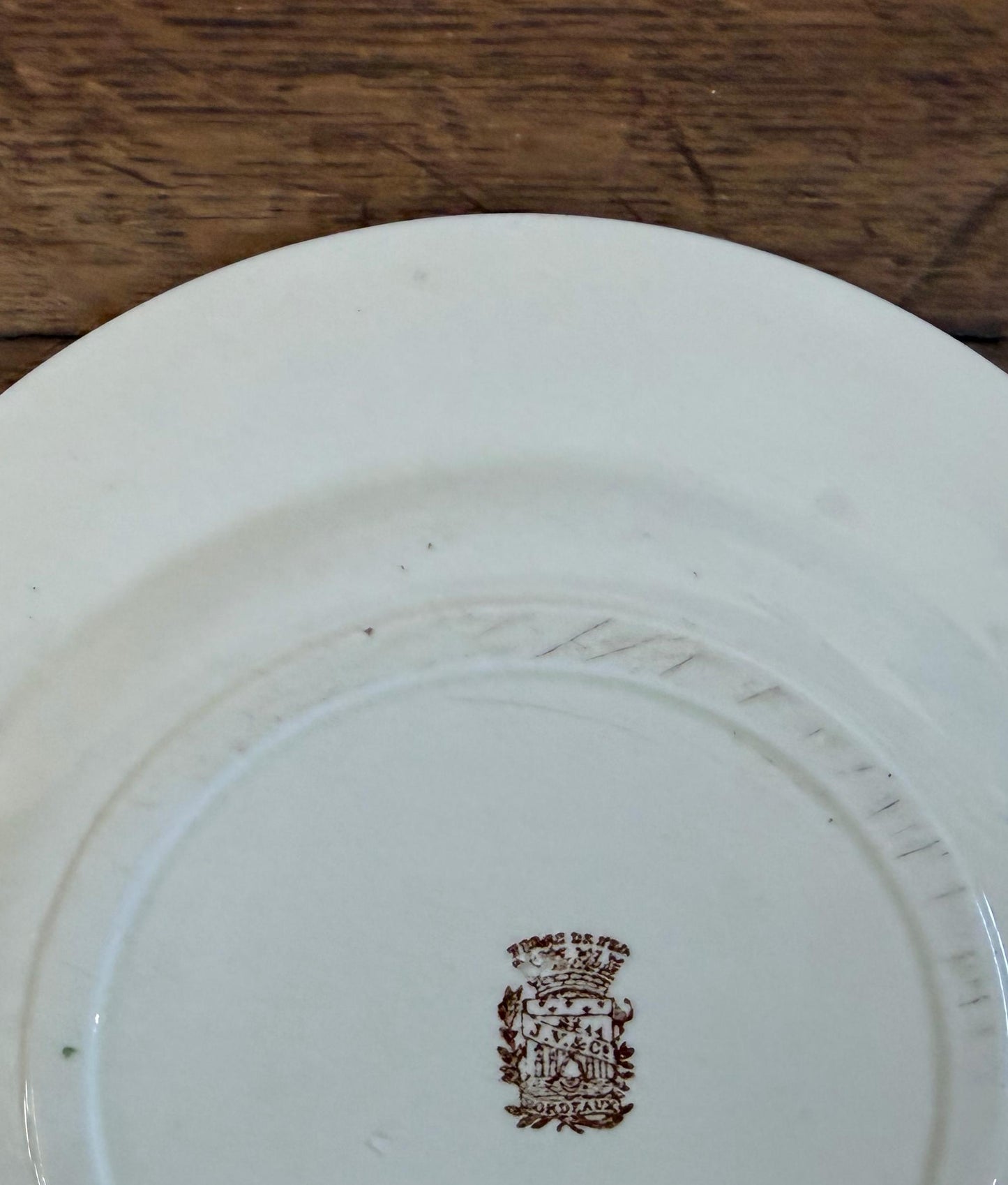 Jules Vieillard Bordeaux Desert Plate
