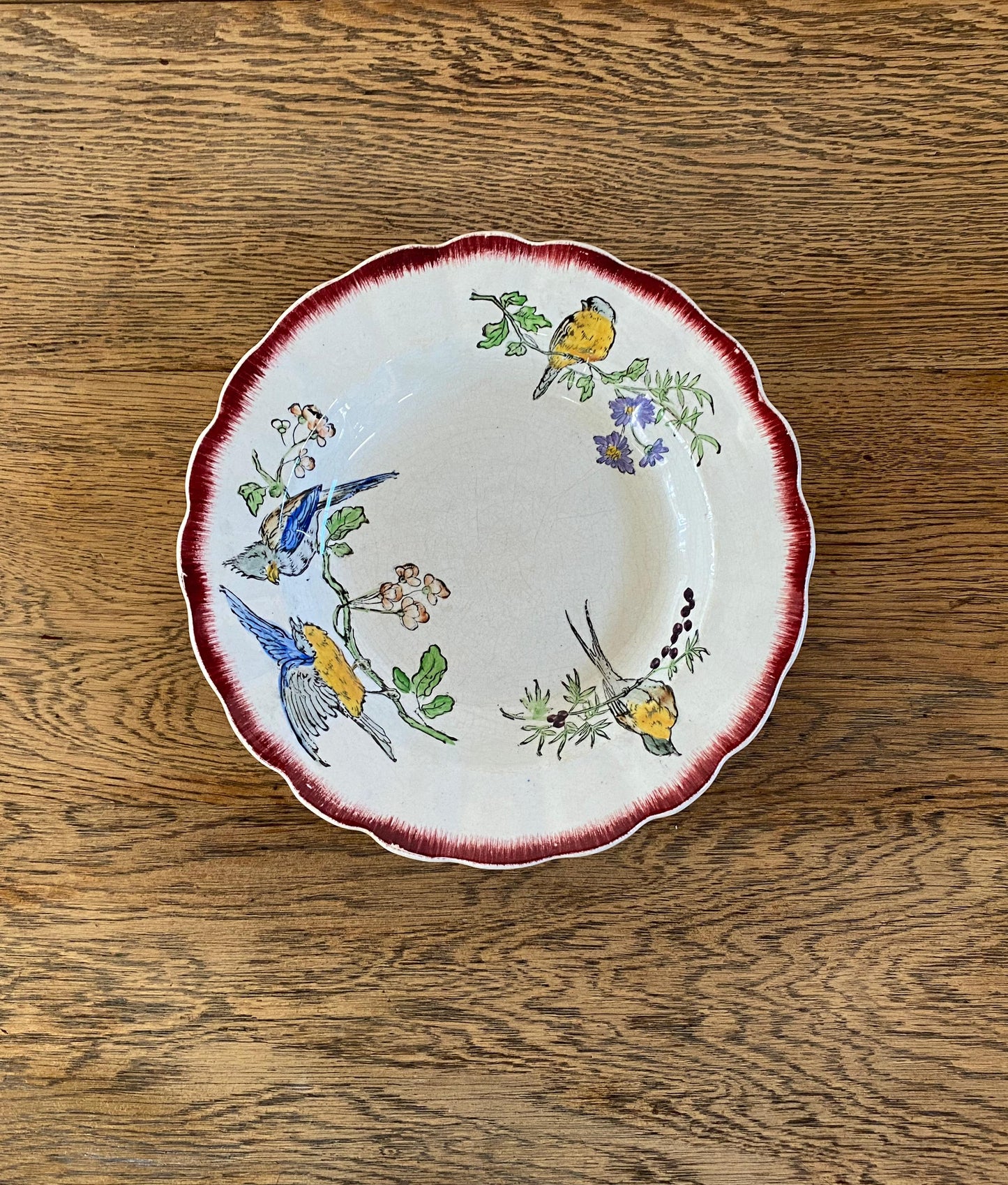 HB&C TERRE DE FER"choisy le roi"Soup Plate