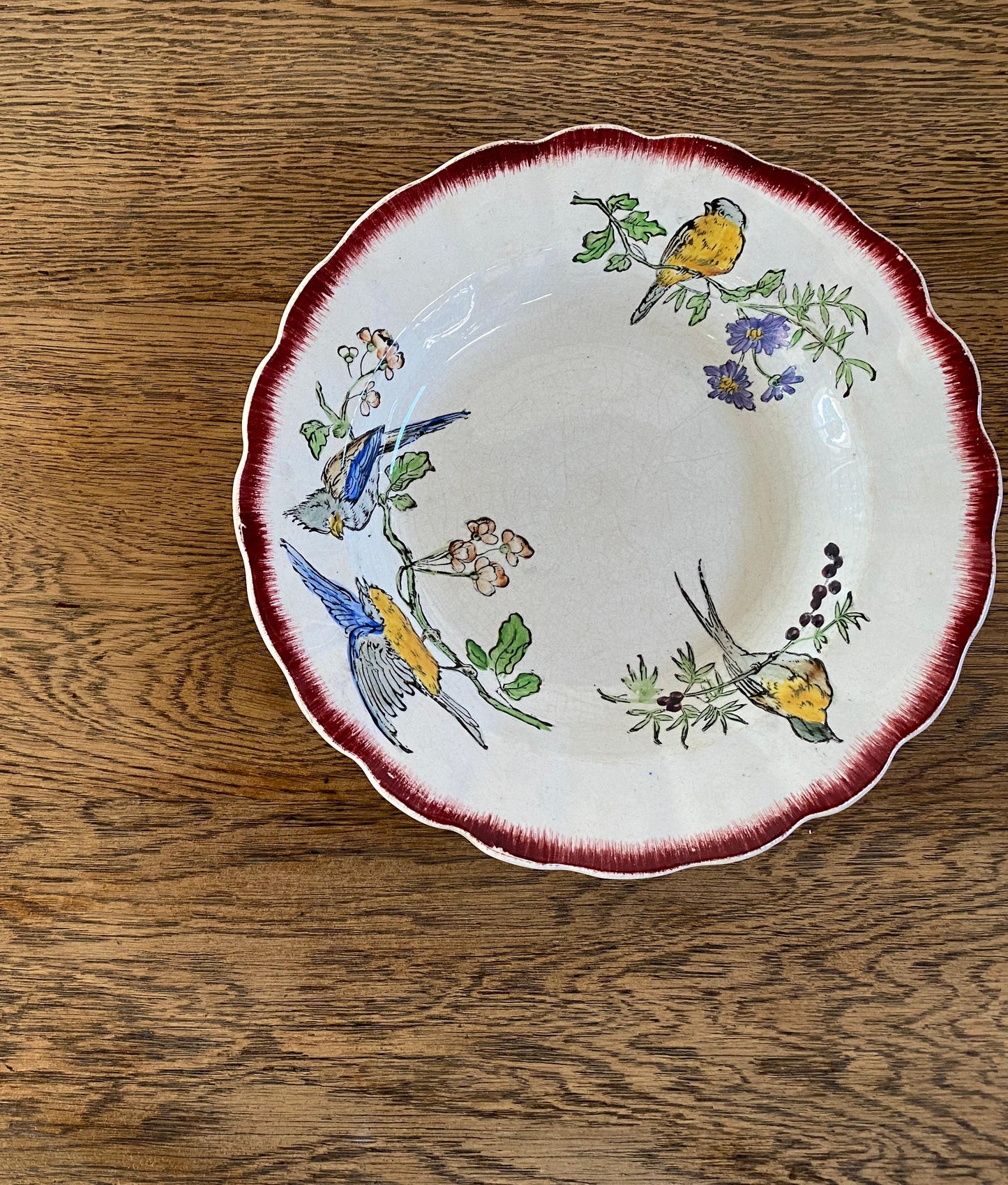 HB&C TERRE DE FER"choisy le roi"Soup Plate