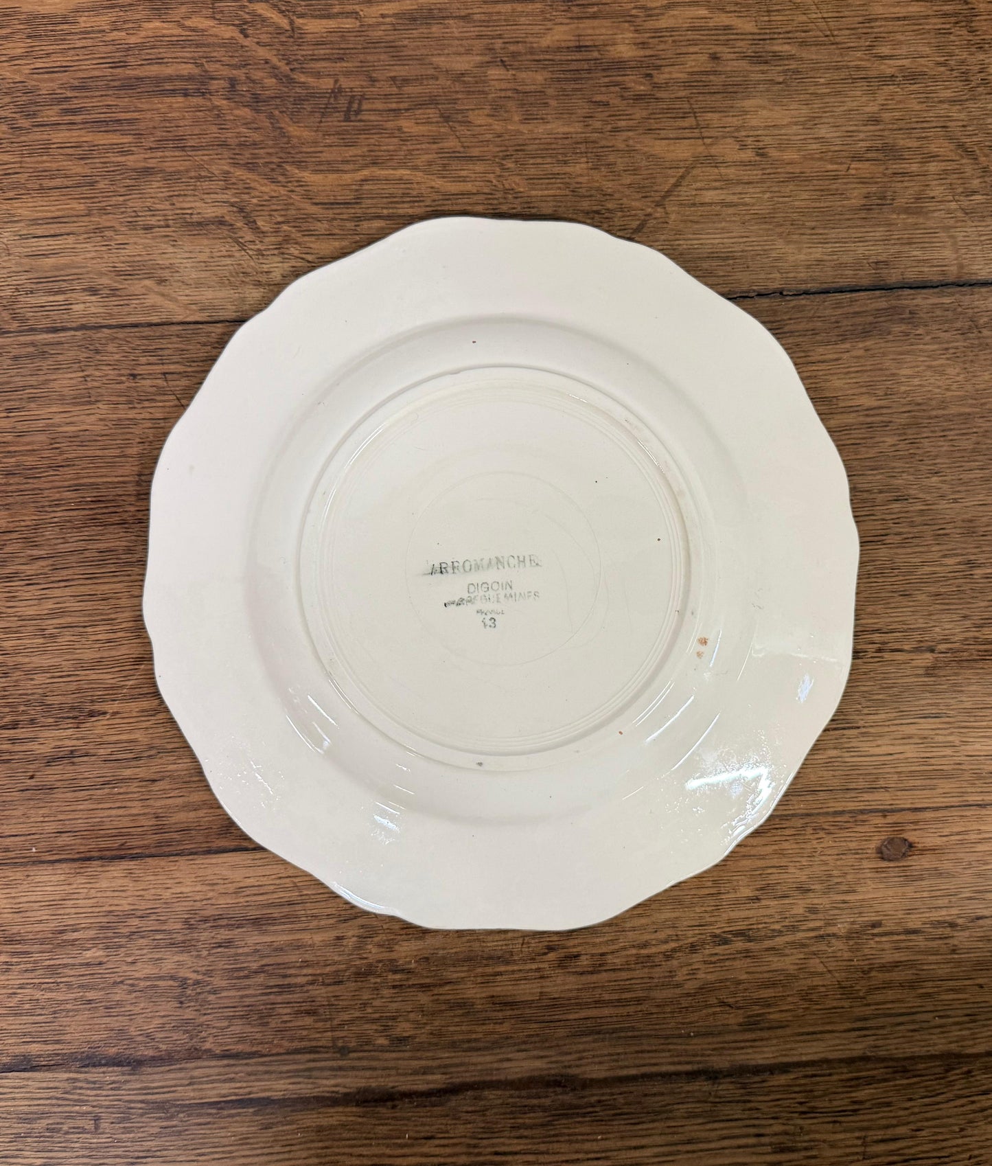Sarreguemines"ARROMANCHES"Plate
