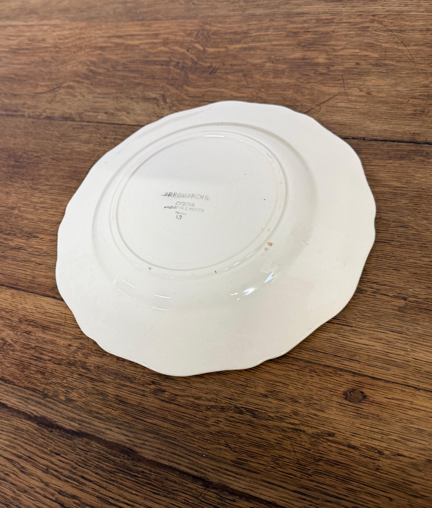 Sarreguemines"ARROMANCHES"Plate