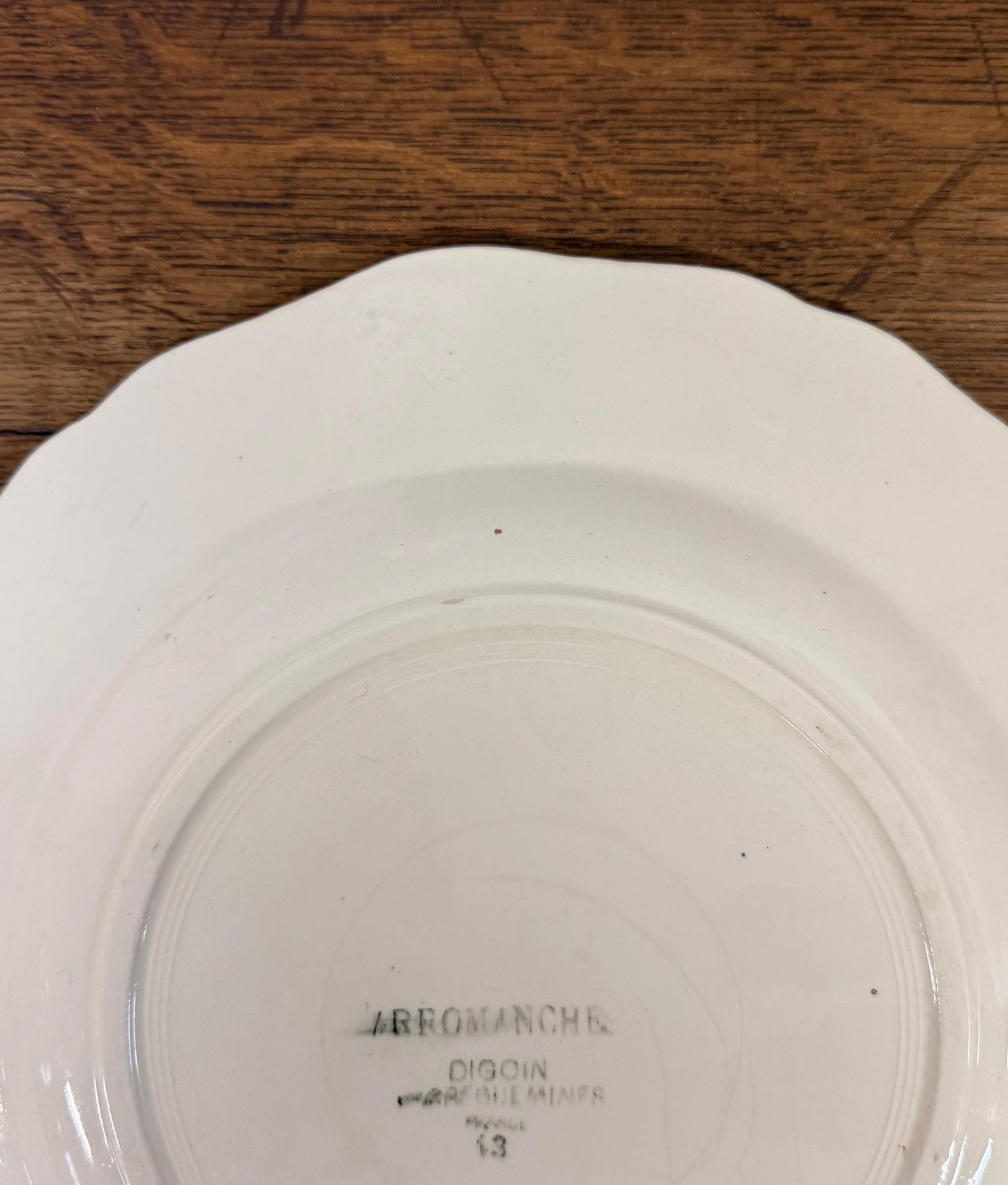 Sarreguemines"ARROMANCHES"Plate