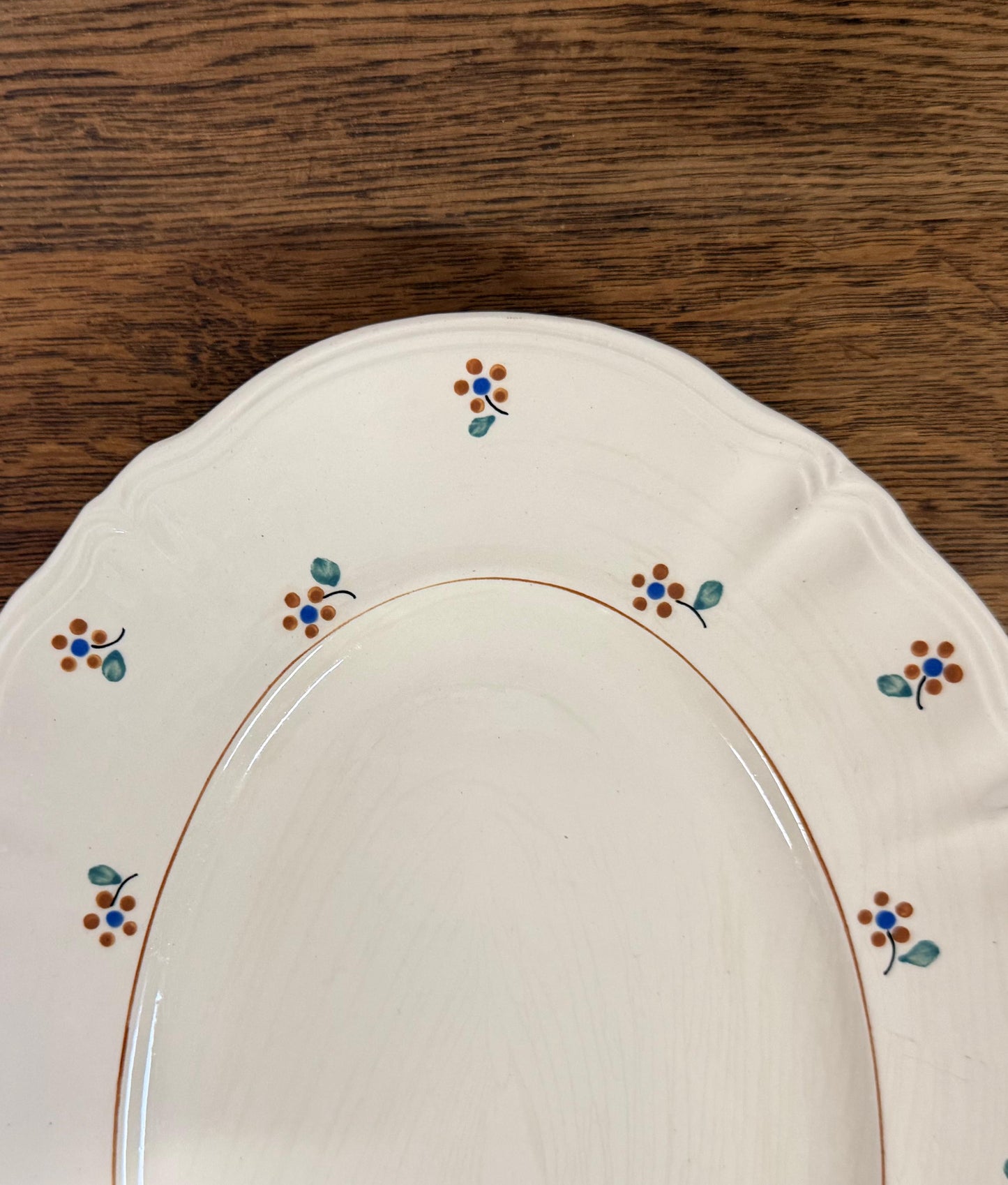 Sarreguemines"ARROMANCHES" Plate L